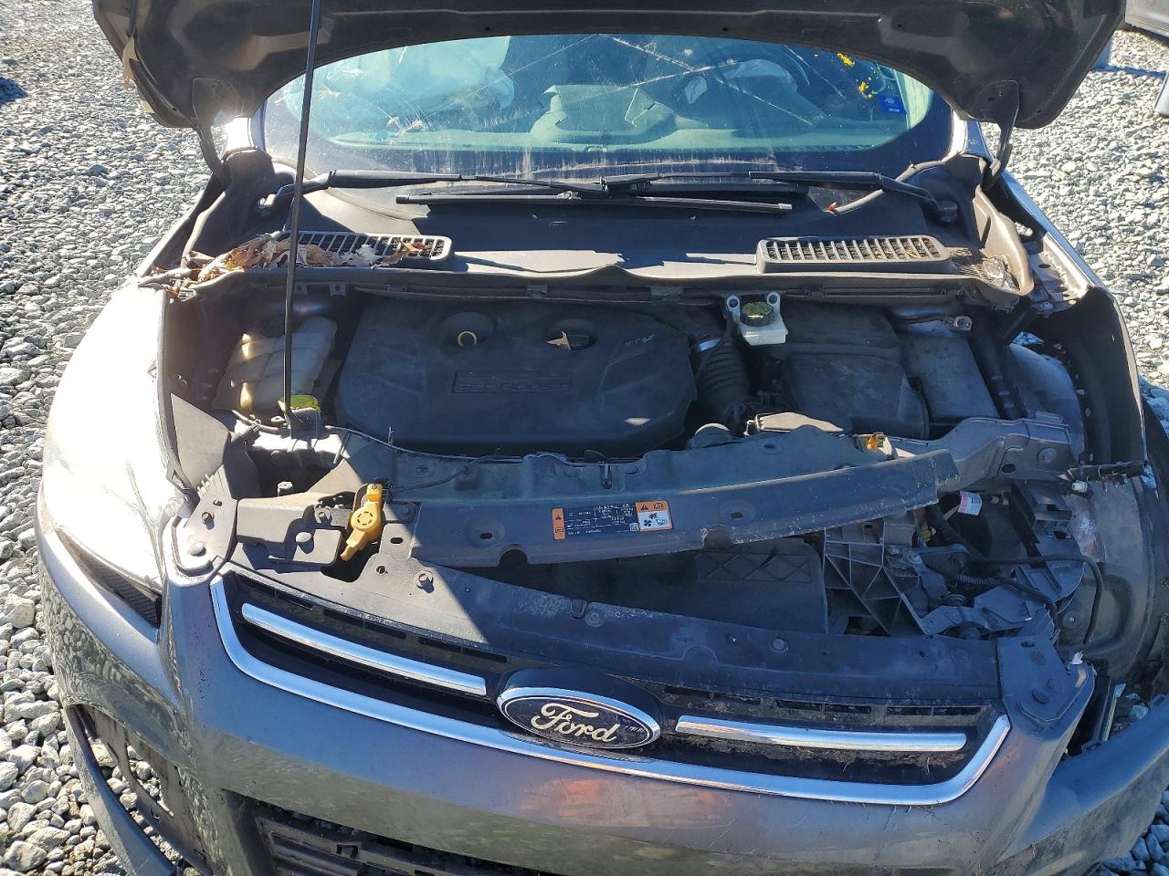 2014 Ford Escape Titanium Silver vin: 1FMCU9J98EUC16144