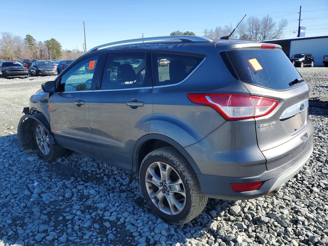 2014 Ford Escape Titanium Silver vin: 1FMCU9J98EUC16144