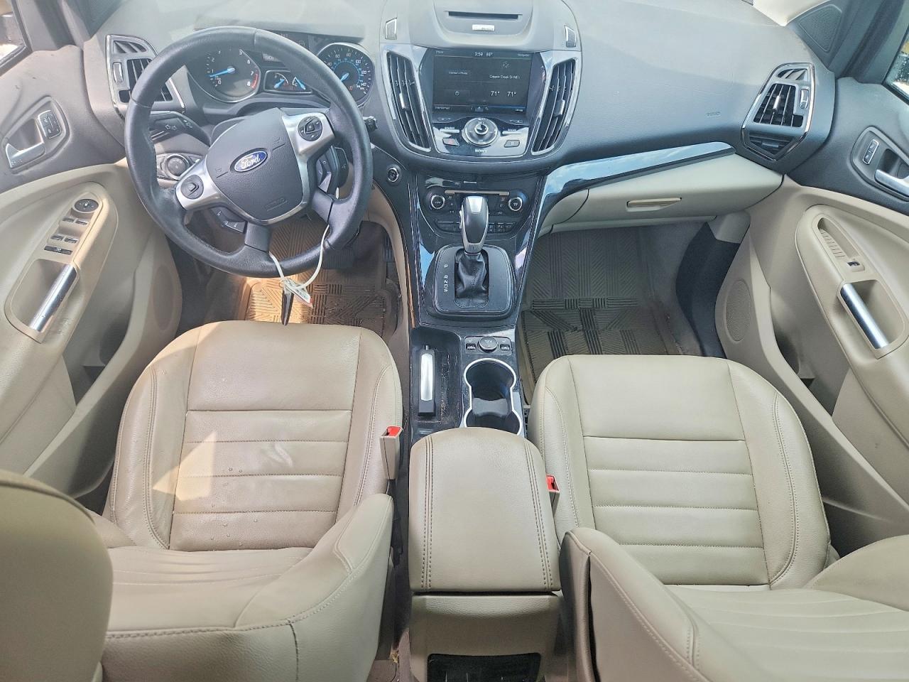 2014 Ford Escape Titanium Золотой vin: 1FMCU9J98EUC20159