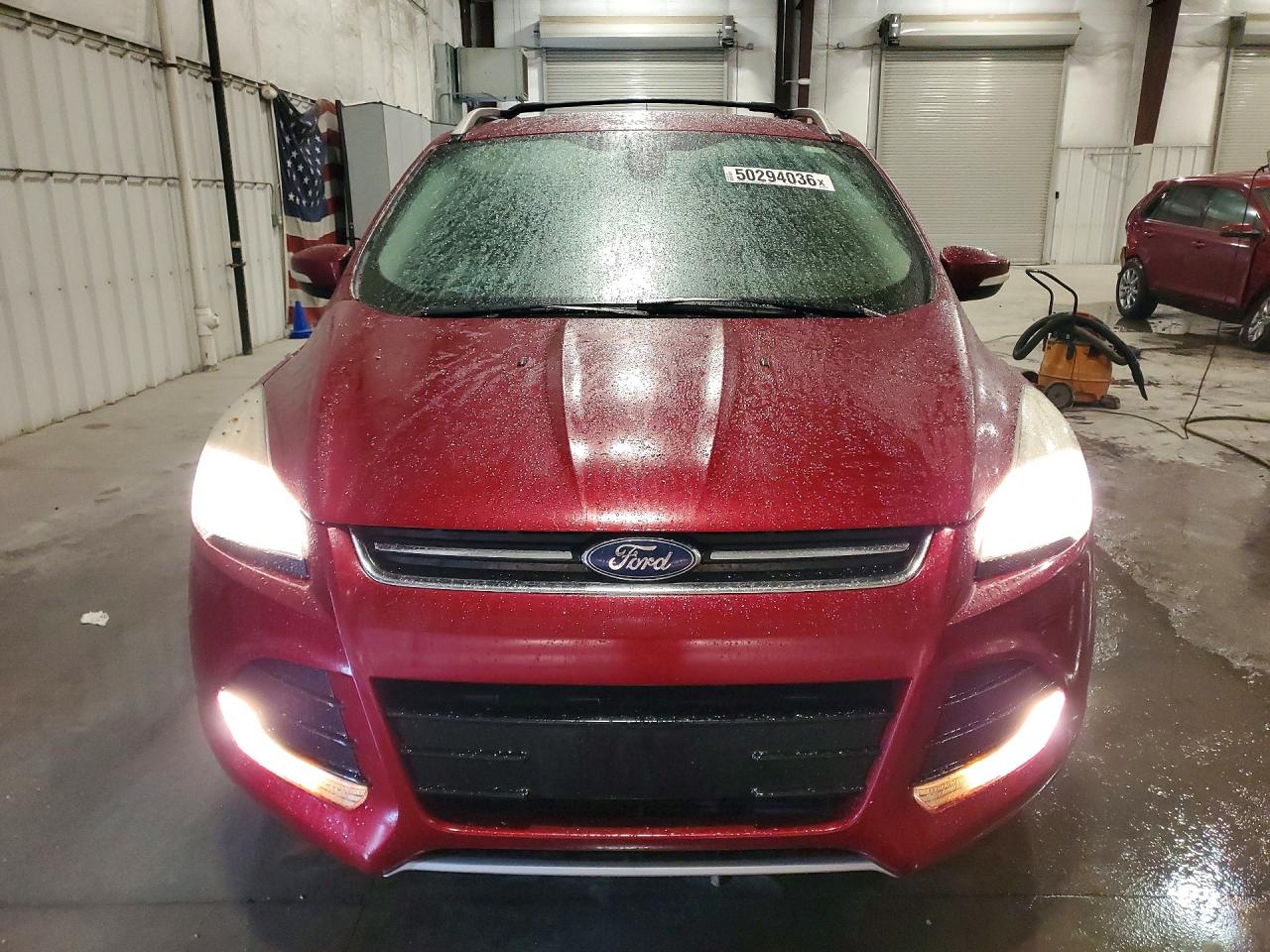 2014 Ford Escape Titanium Maroon vin: 1FMCU9J98EUC28388