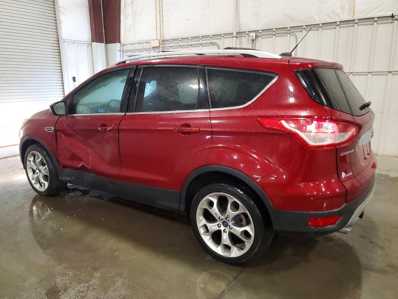 2014 Ford Escape Titanium Maroon vin: 1FMCU9J98EUC28388