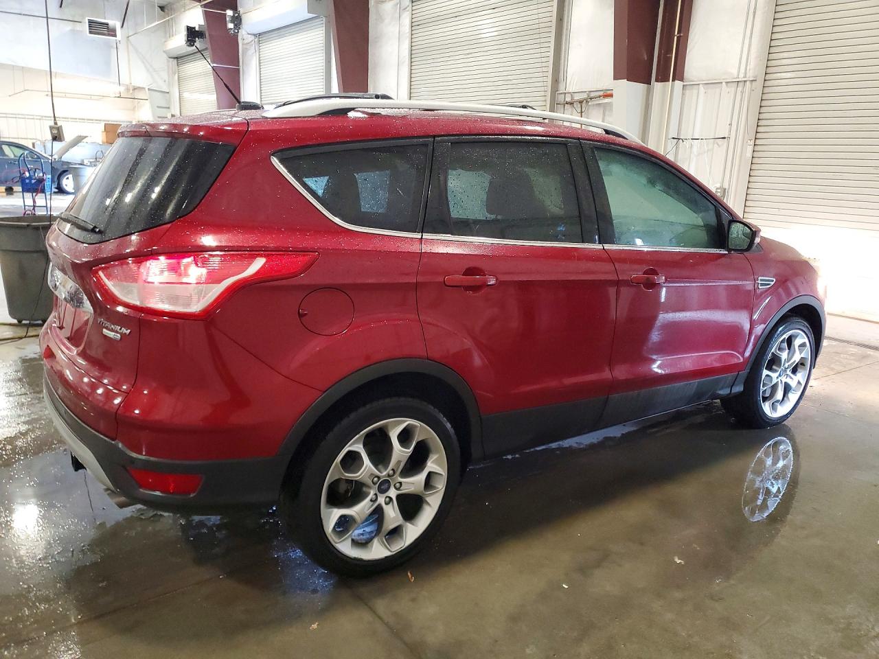 2014 Ford Escape Titanium Maroon vin: 1FMCU9J98EUC28388