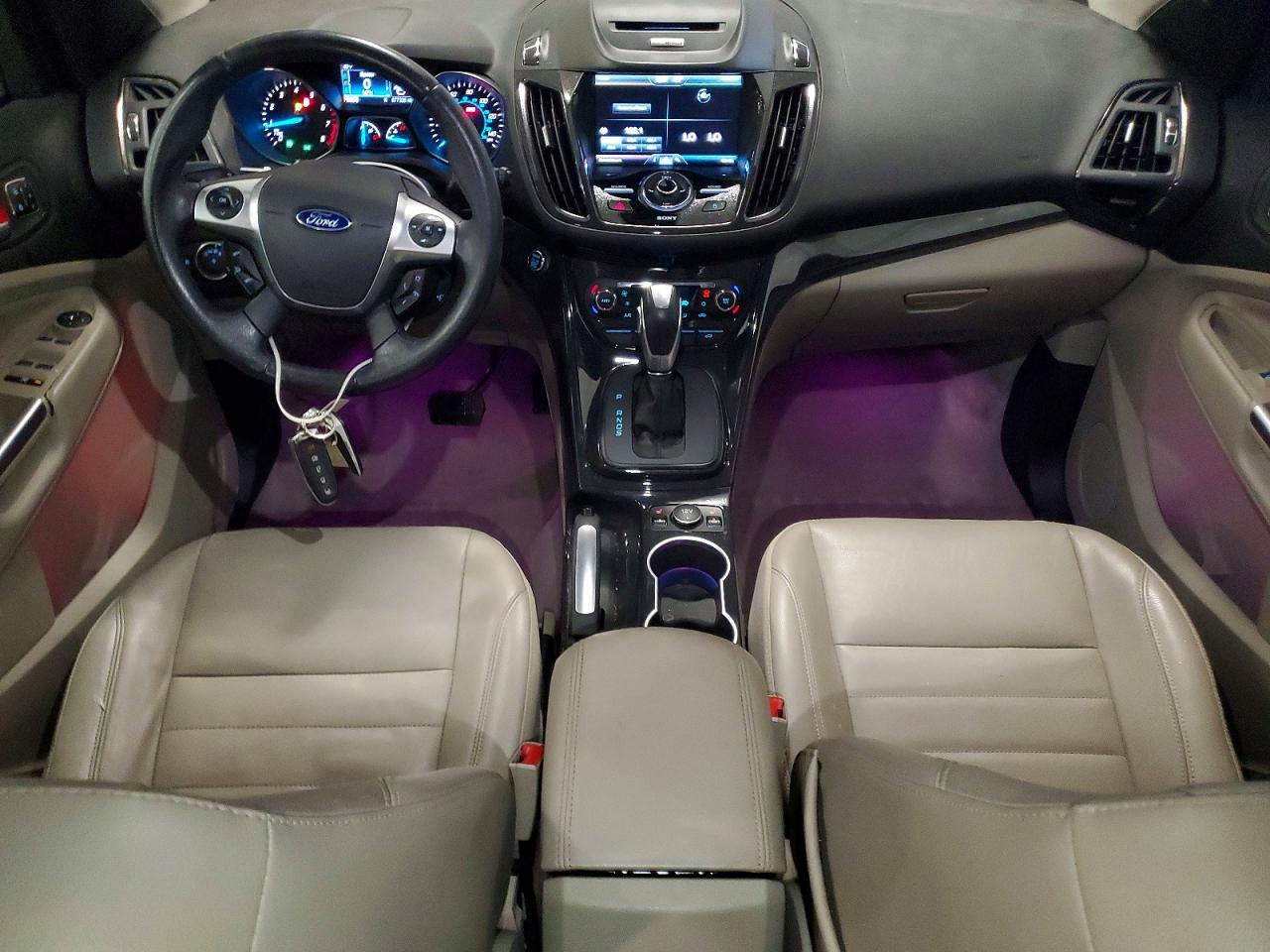 2014 Ford Escape Titanium Maroon vin: 1FMCU9J98EUC28388