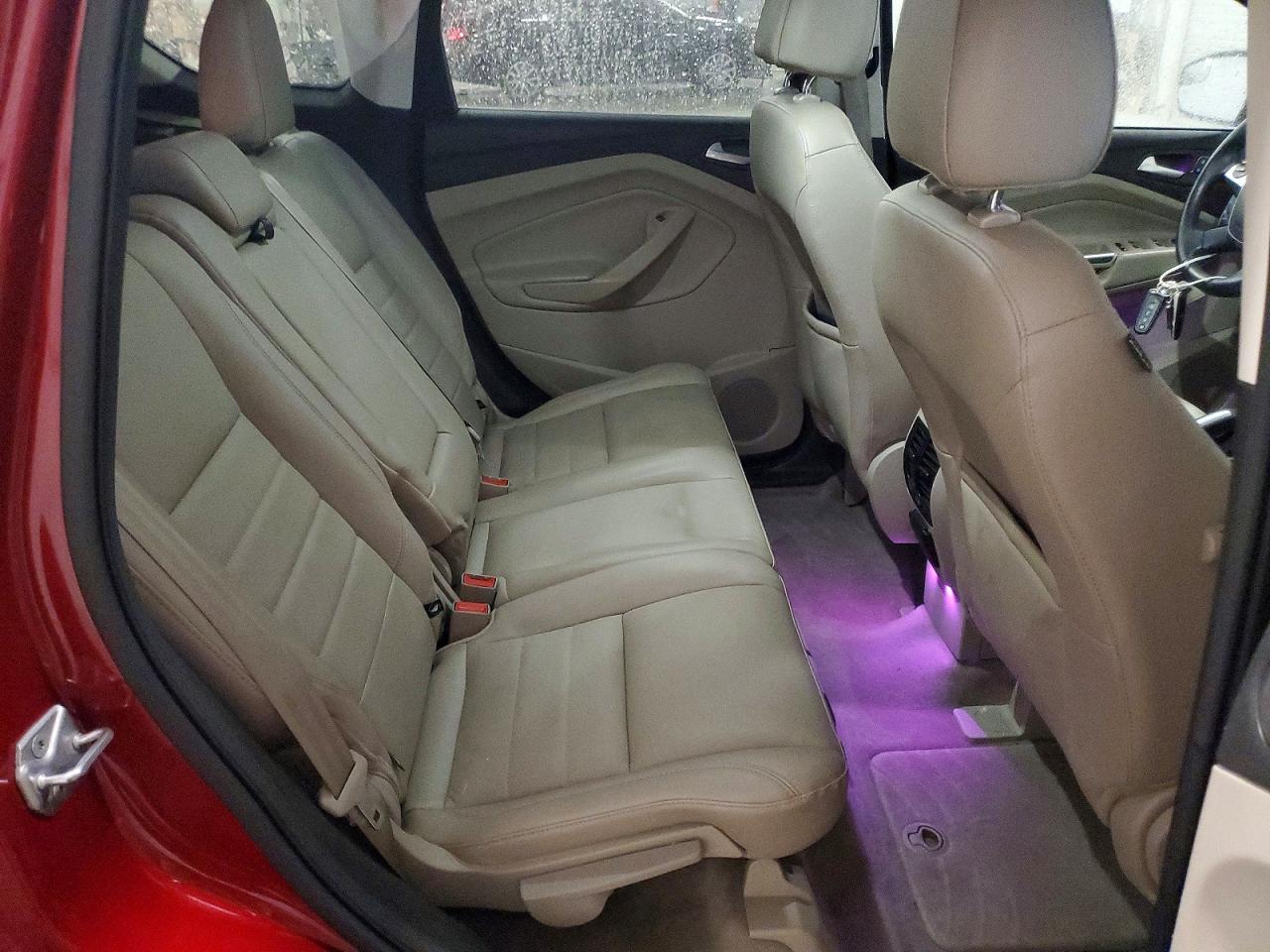 2014 Ford Escape Titanium Maroon vin: 1FMCU9J98EUC28388