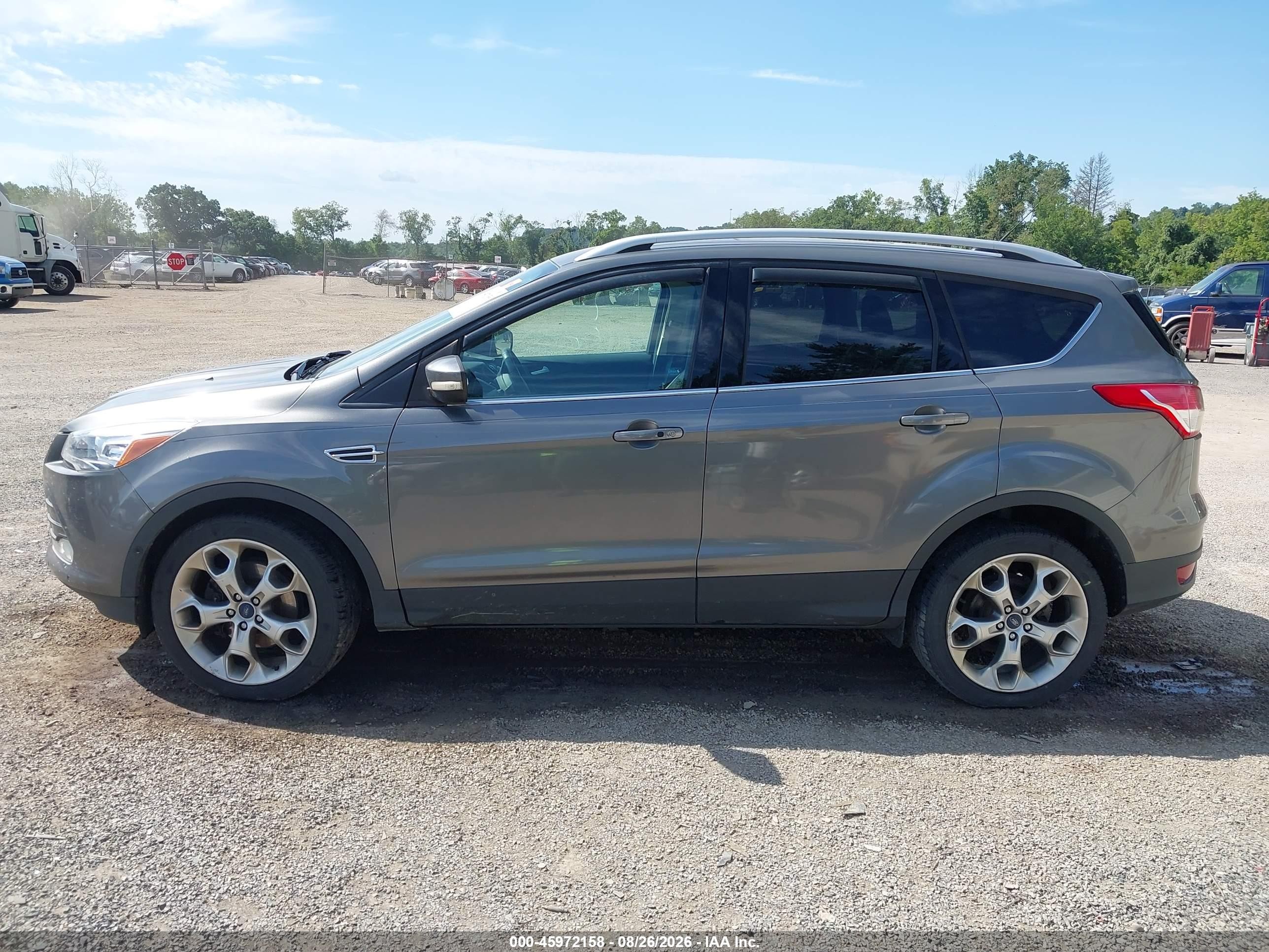 2014 Ford Escape Titanium Gray vin: 1FMCU9J98EUC57924