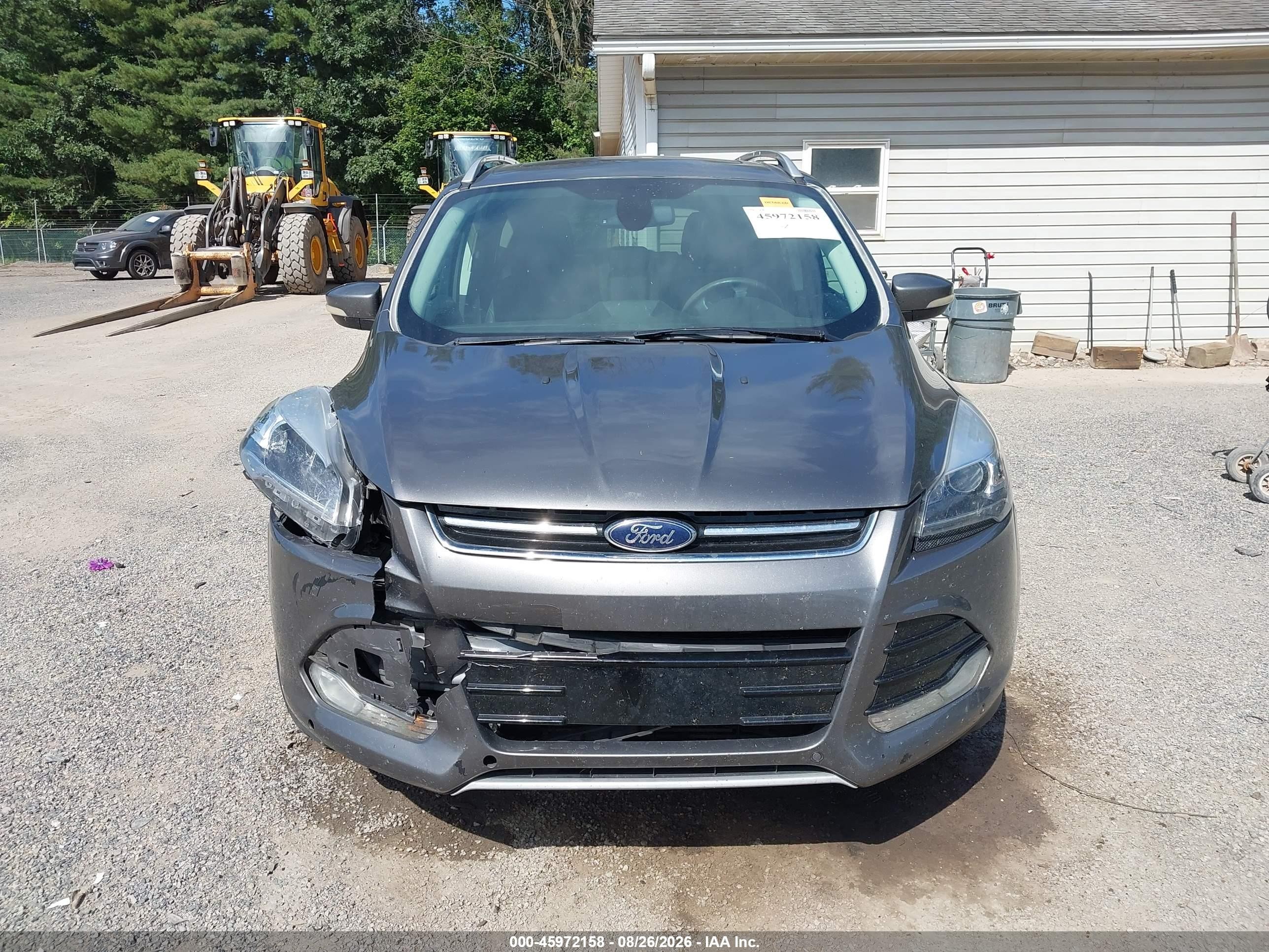 2014 Ford Escape Titanium Gray vin: 1FMCU9J98EUC57924