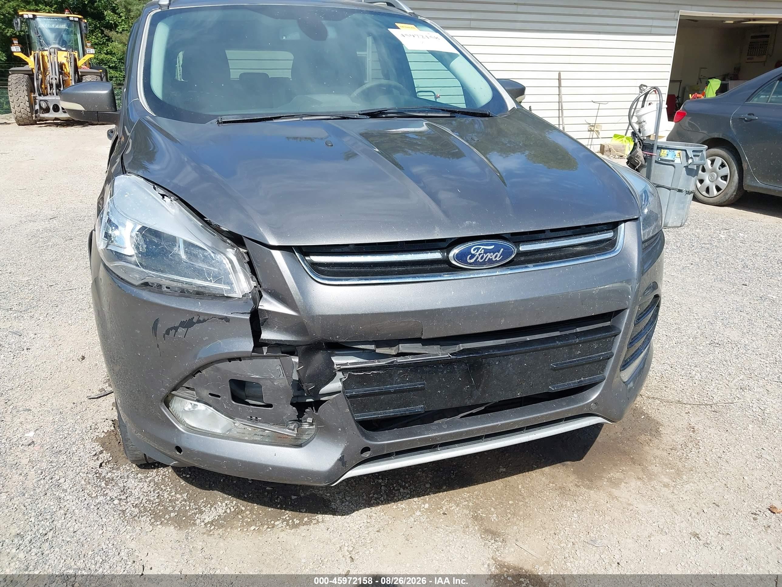 2014 Ford Escape Titanium Gray vin: 1FMCU9J98EUC57924