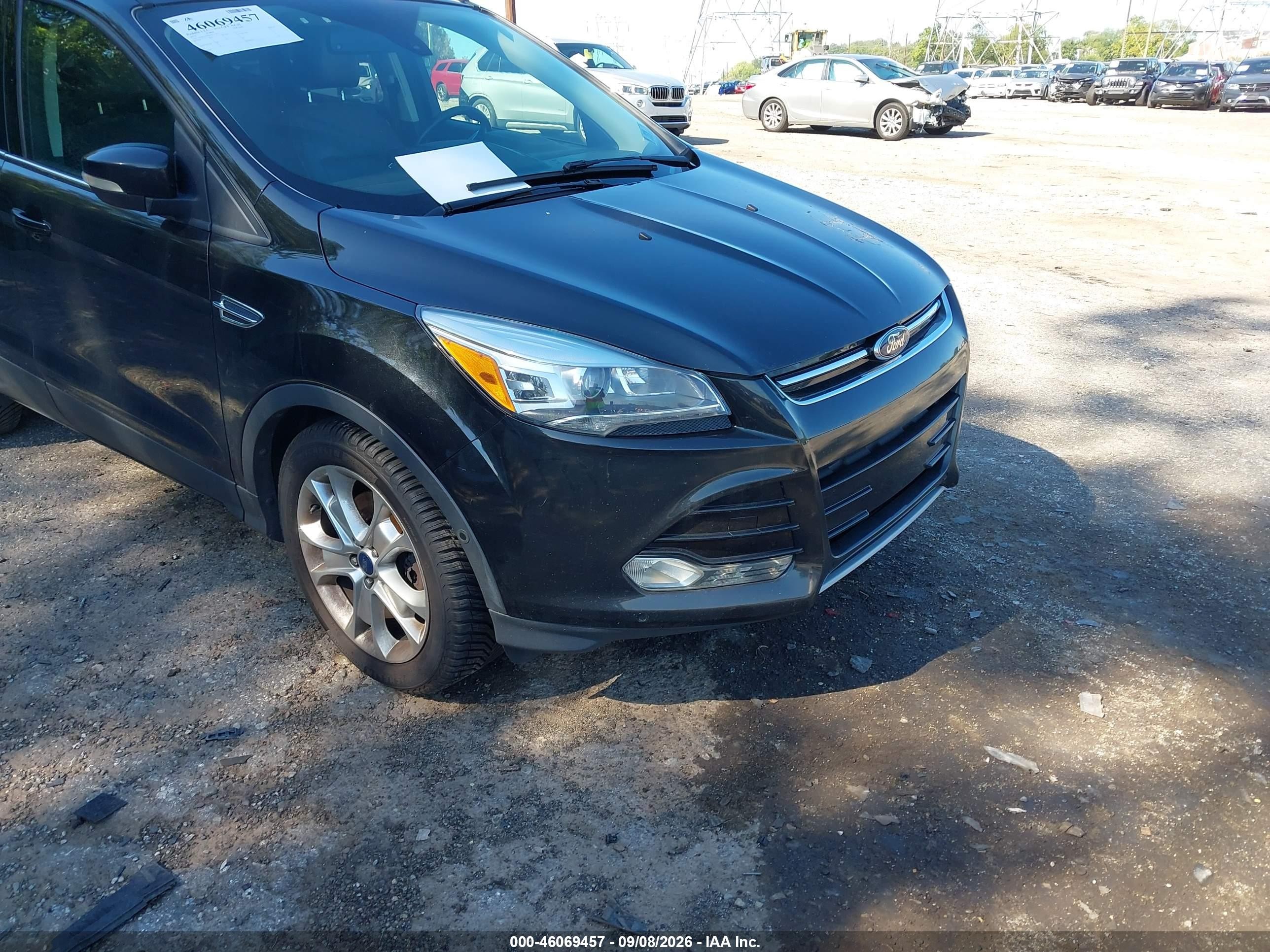 2014 Ford Escape Titanium Black vin: 1FMCU9J98EUC97419