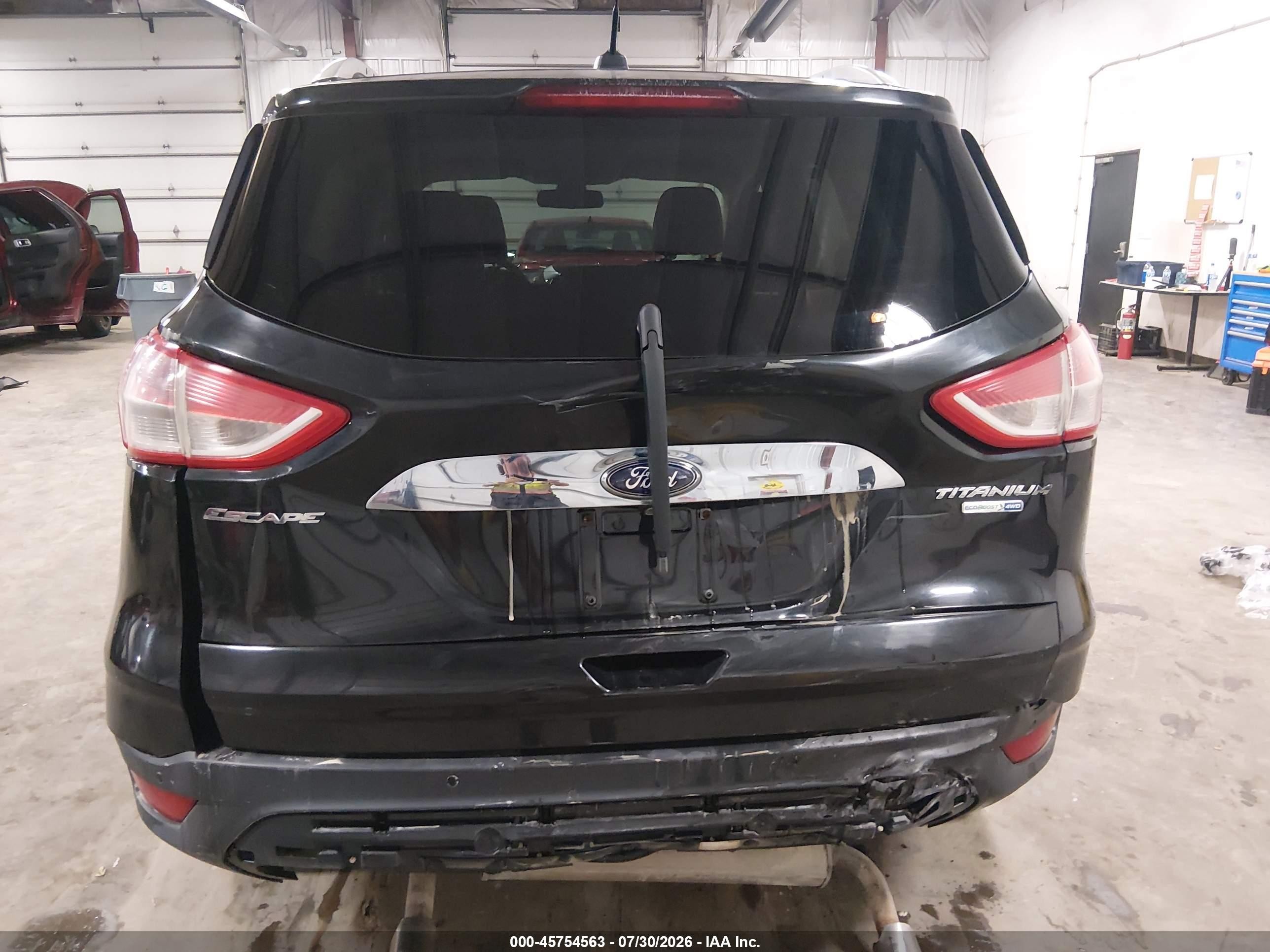 2014 Ford Escape Titanium Black vin: 1FMCU9J98EUD67260