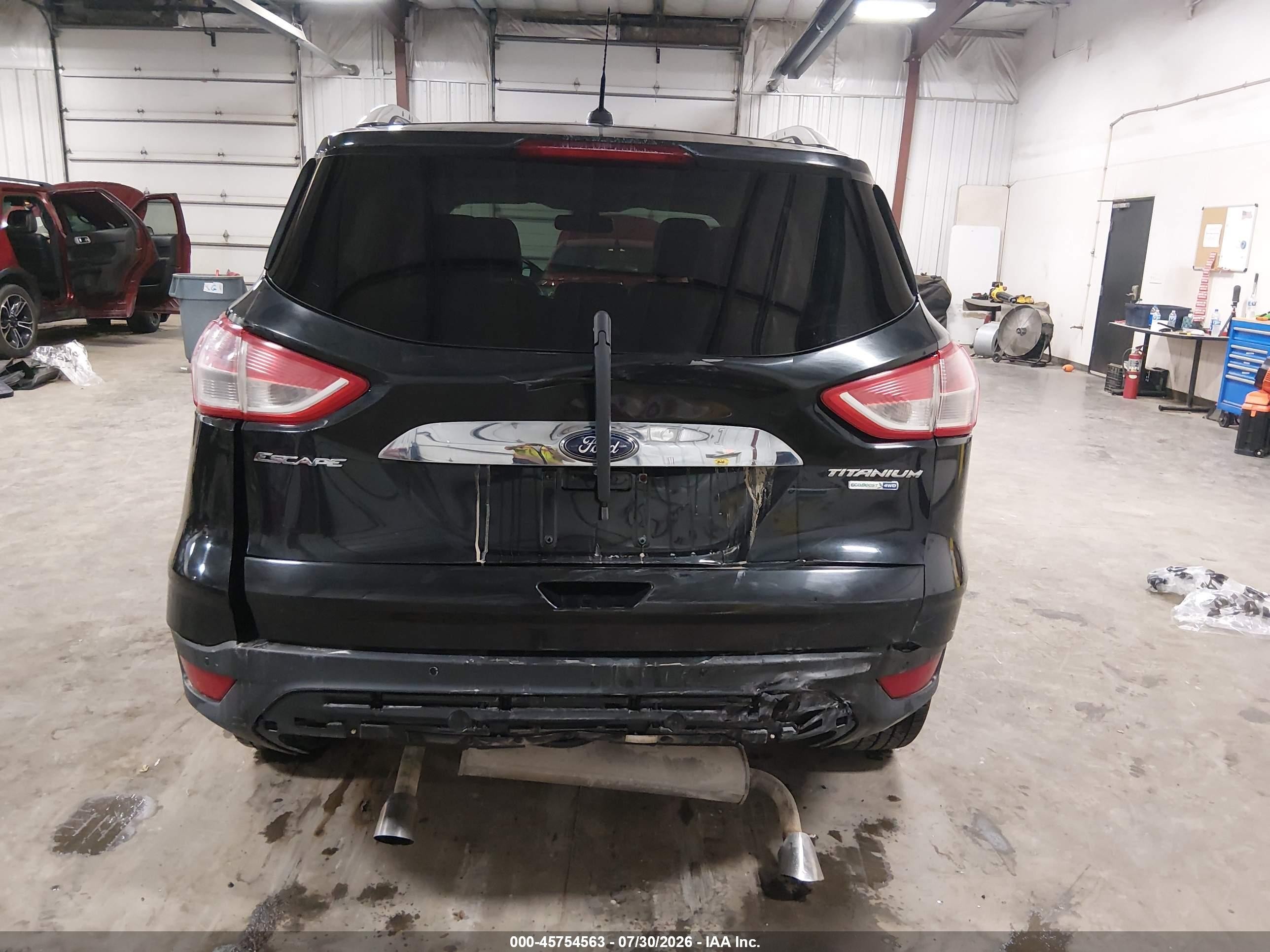 2014 Ford Escape Titanium Black vin: 1FMCU9J98EUD67260