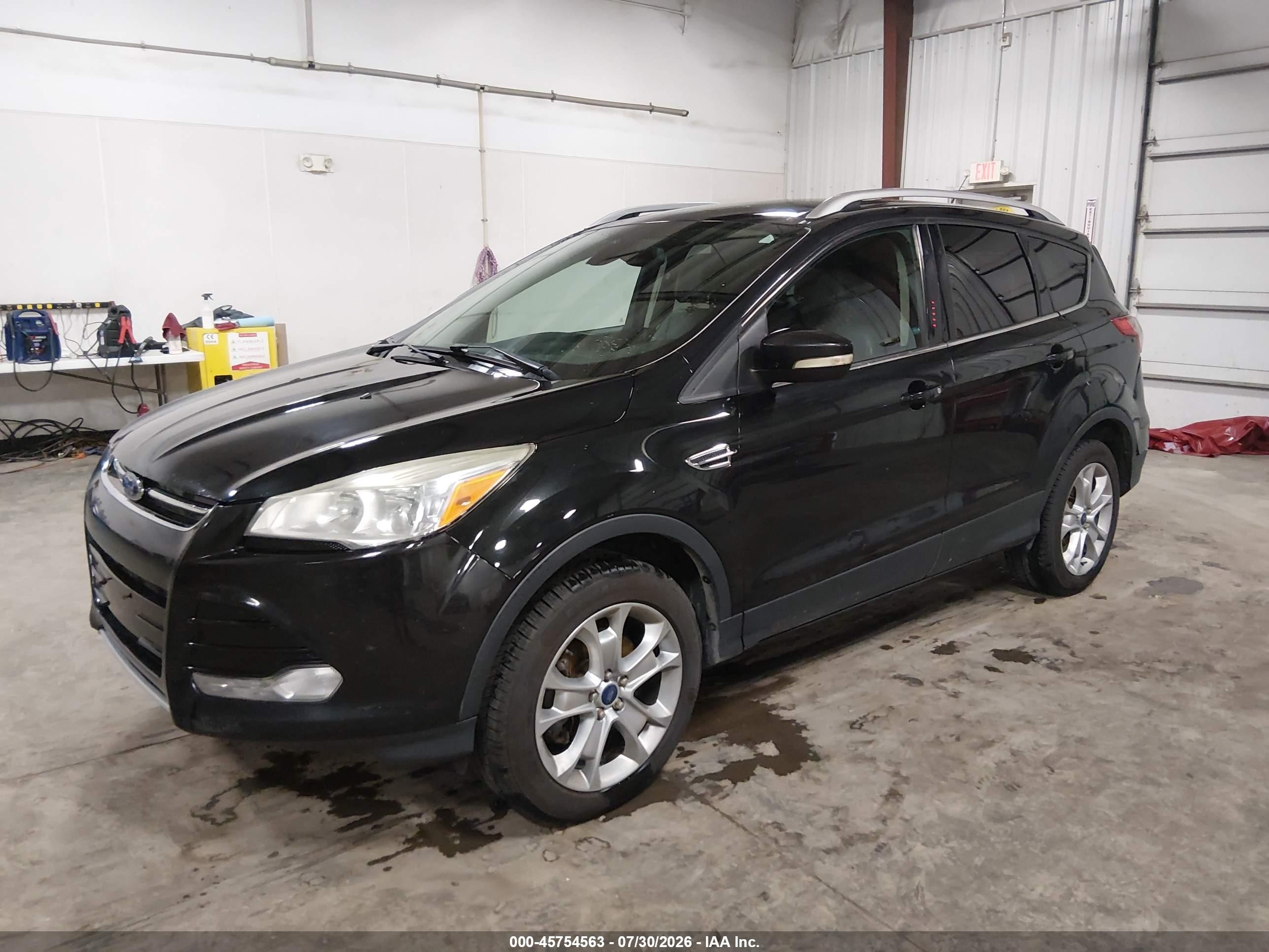 2014 Ford Escape Titanium Black vin: 1FMCU9J98EUD67260