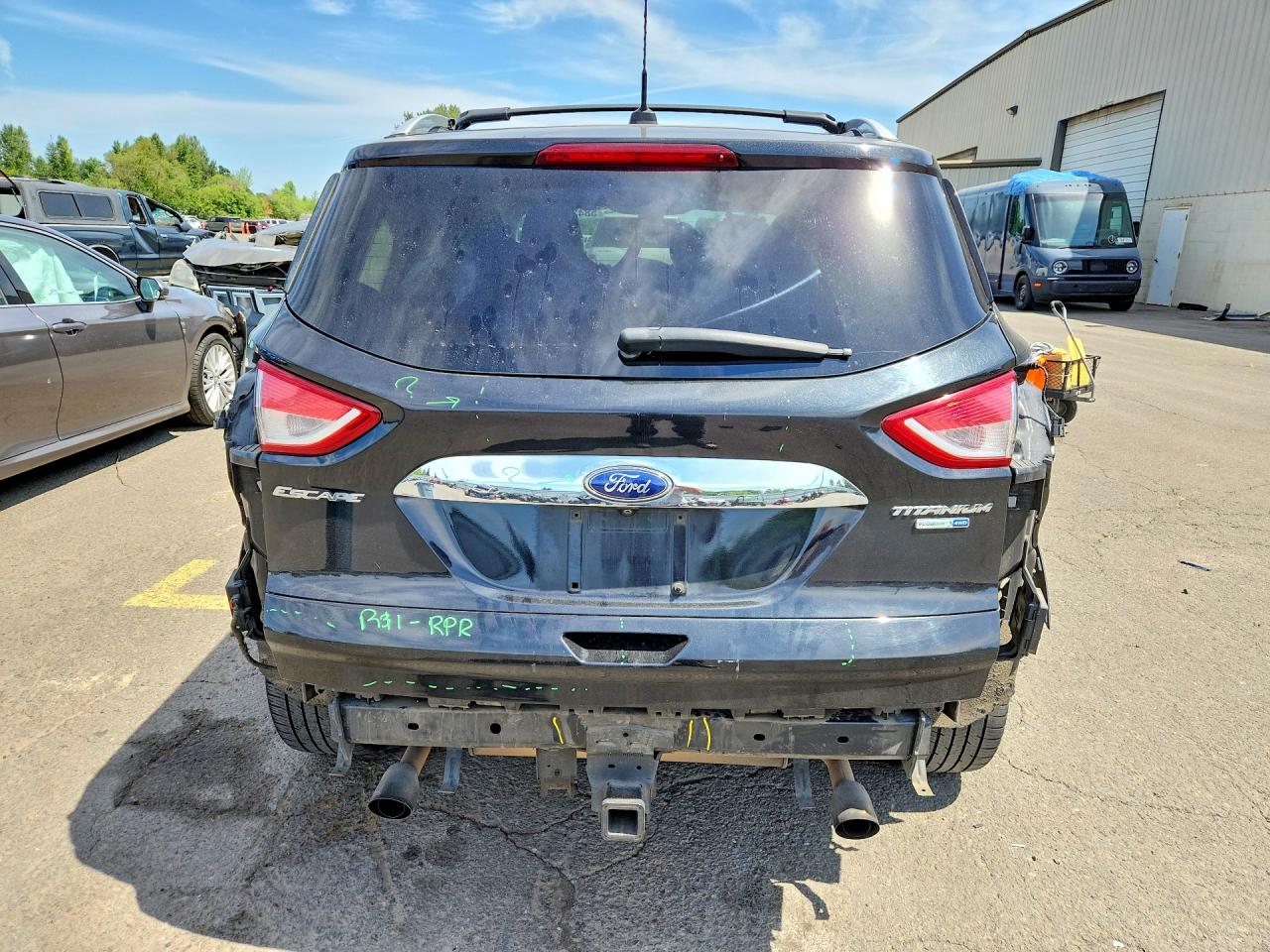 2014 Ford Escape Titanium Black vin: 1FMCU9J98EUD95057