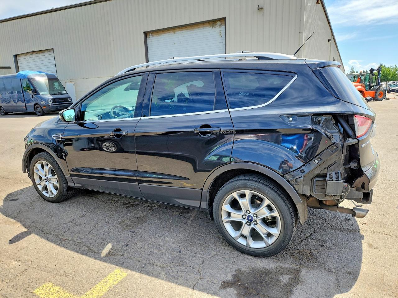 2014 Ford Escape Titanium Black vin: 1FMCU9J98EUD95057