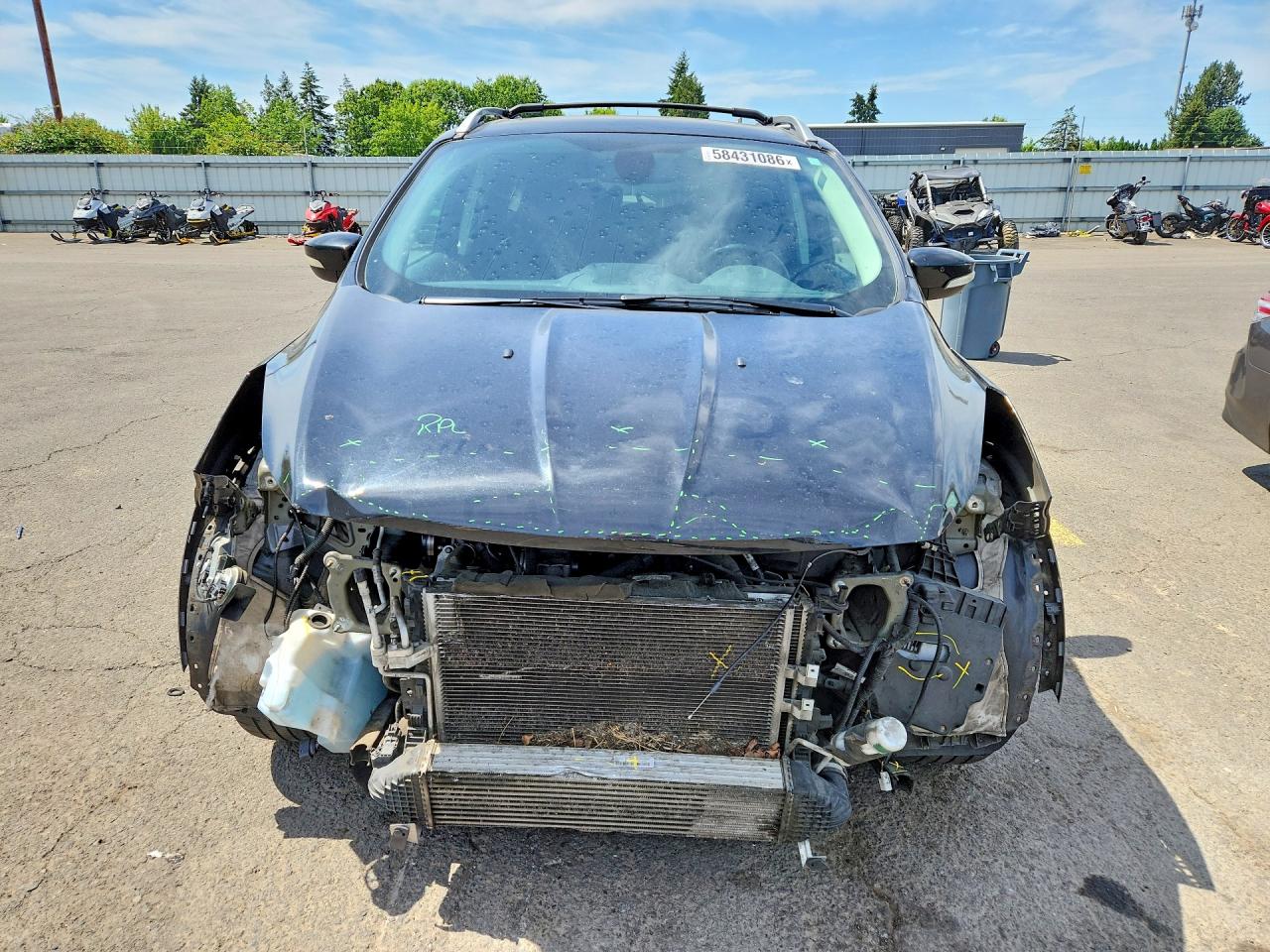2014 Ford Escape Titanium Black vin: 1FMCU9J98EUD95057