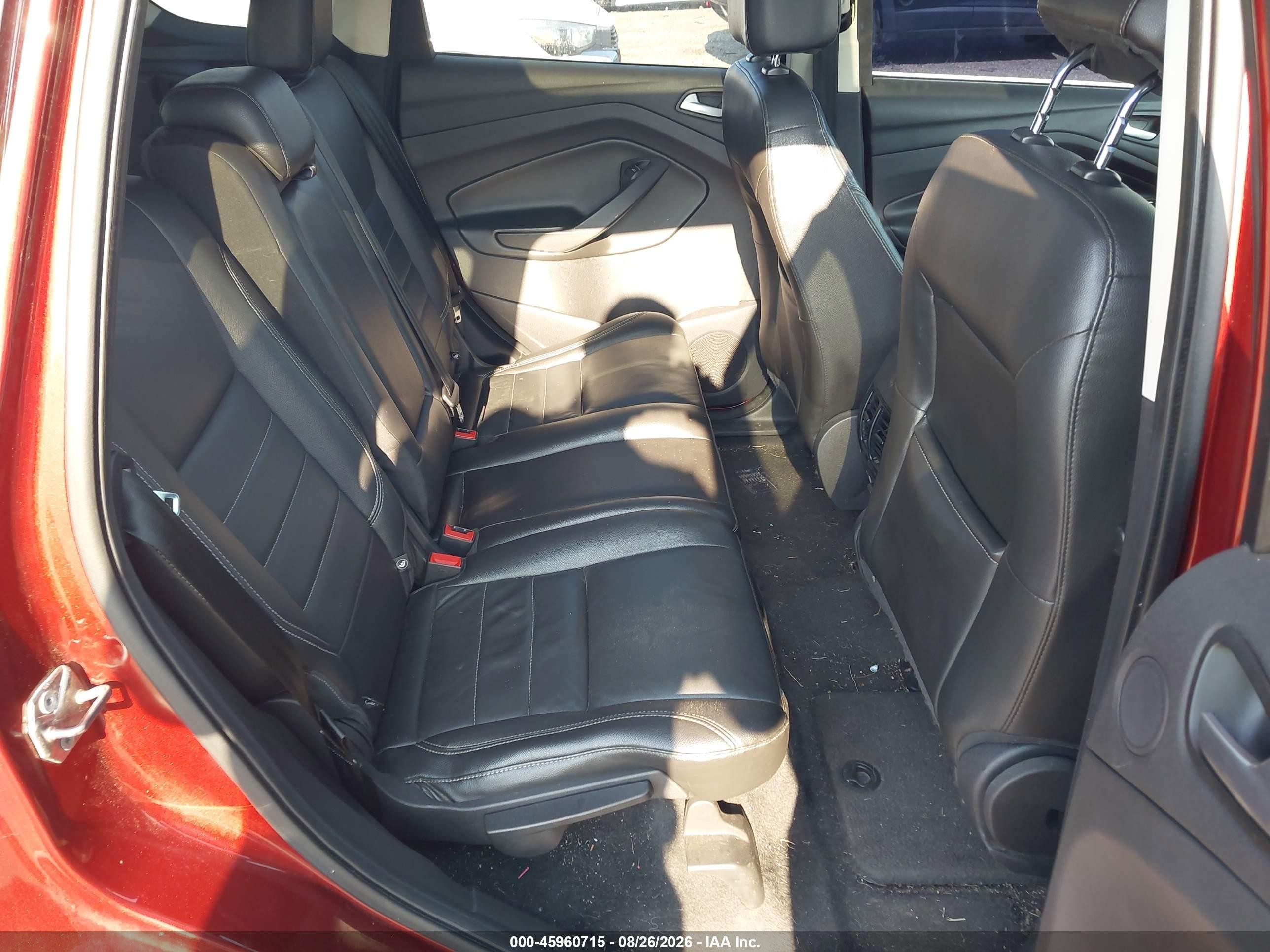 2014 Ford Escape Titanium Maroon vin: 1FMCU9J98EUE15825