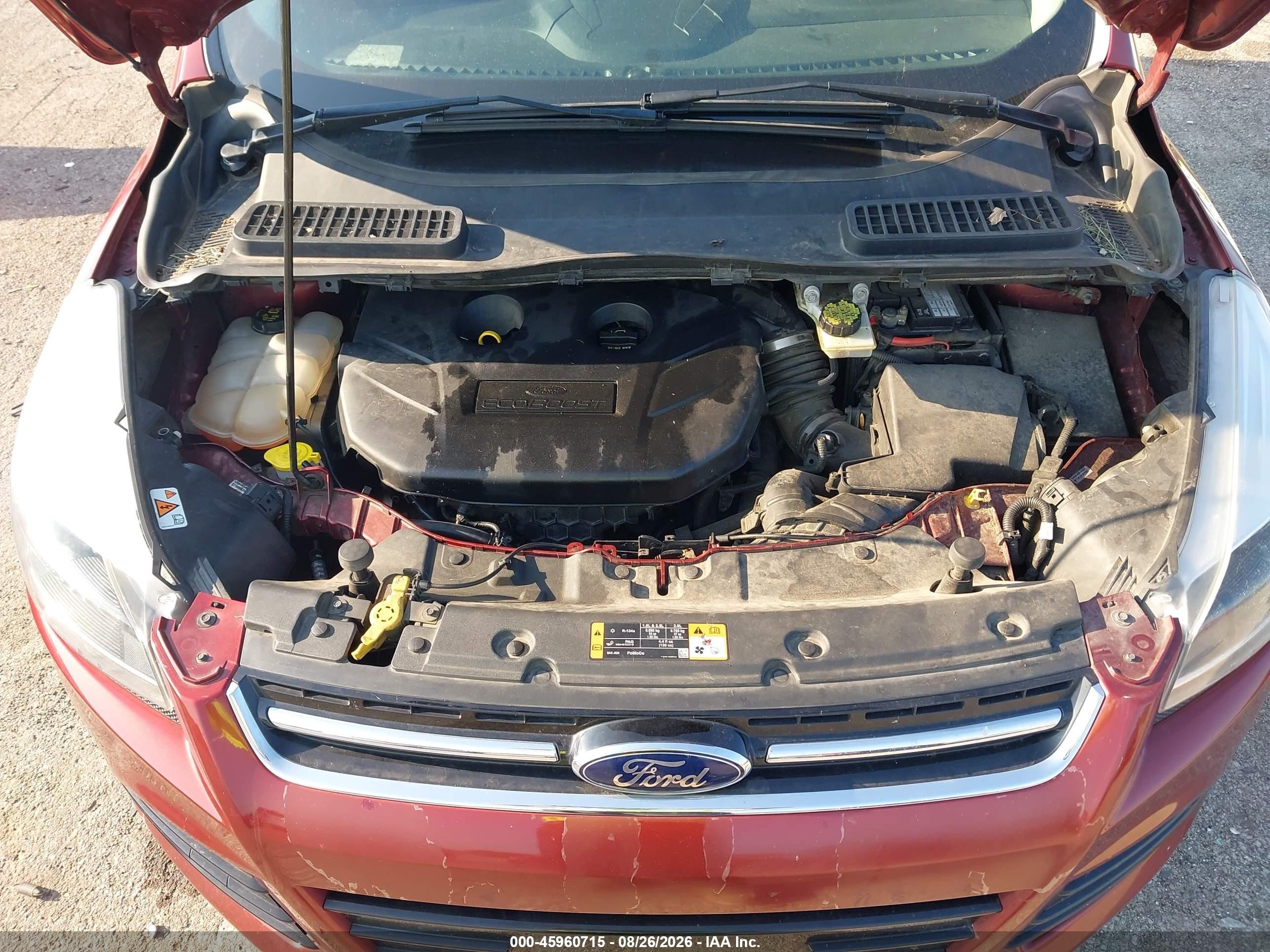 2014 Ford Escape Titanium Maroon vin: 1FMCU9J98EUE15825