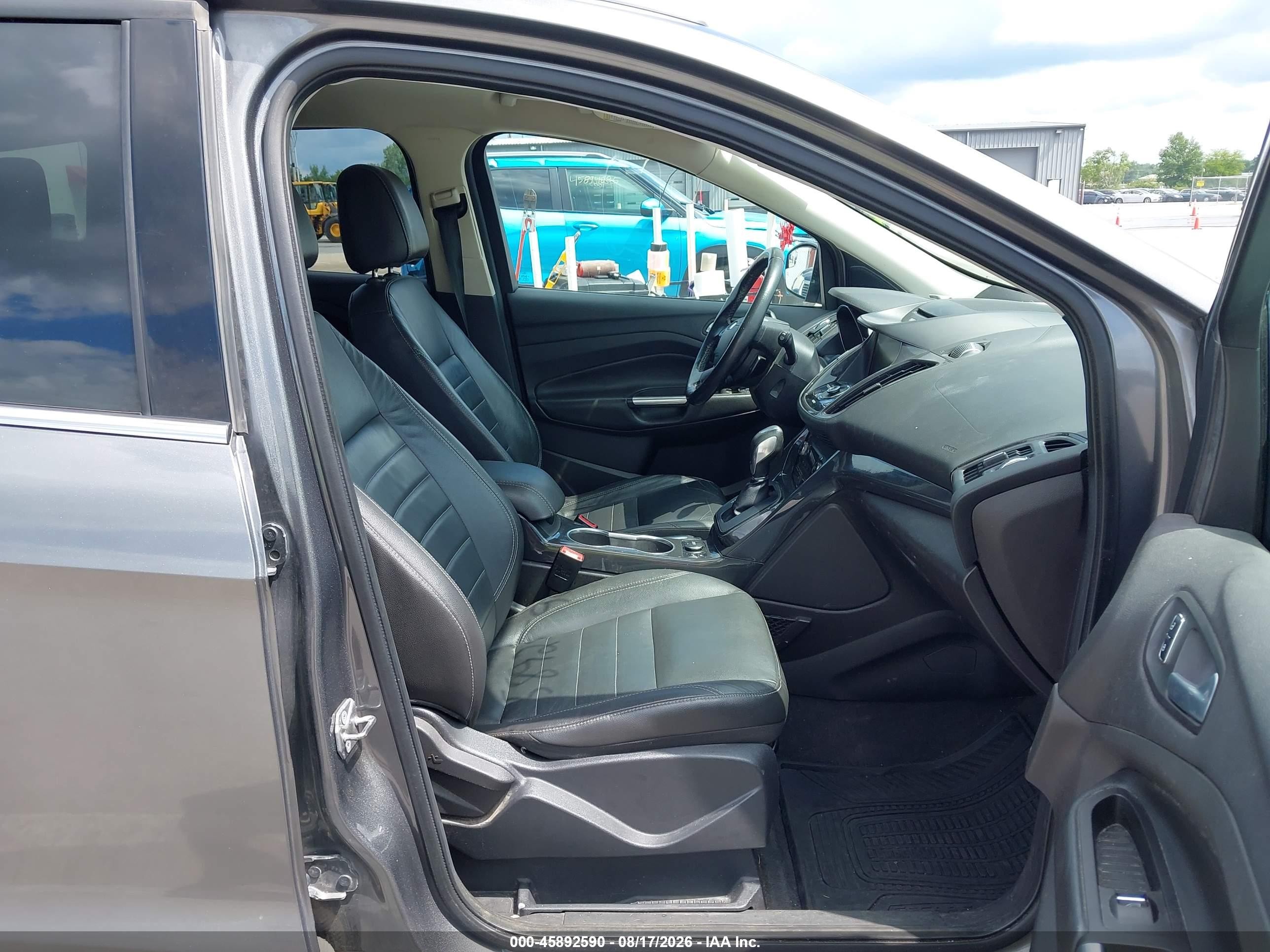 2014 Ford Escape Titanium Gray vin: 1FMCU9J98EUE49439