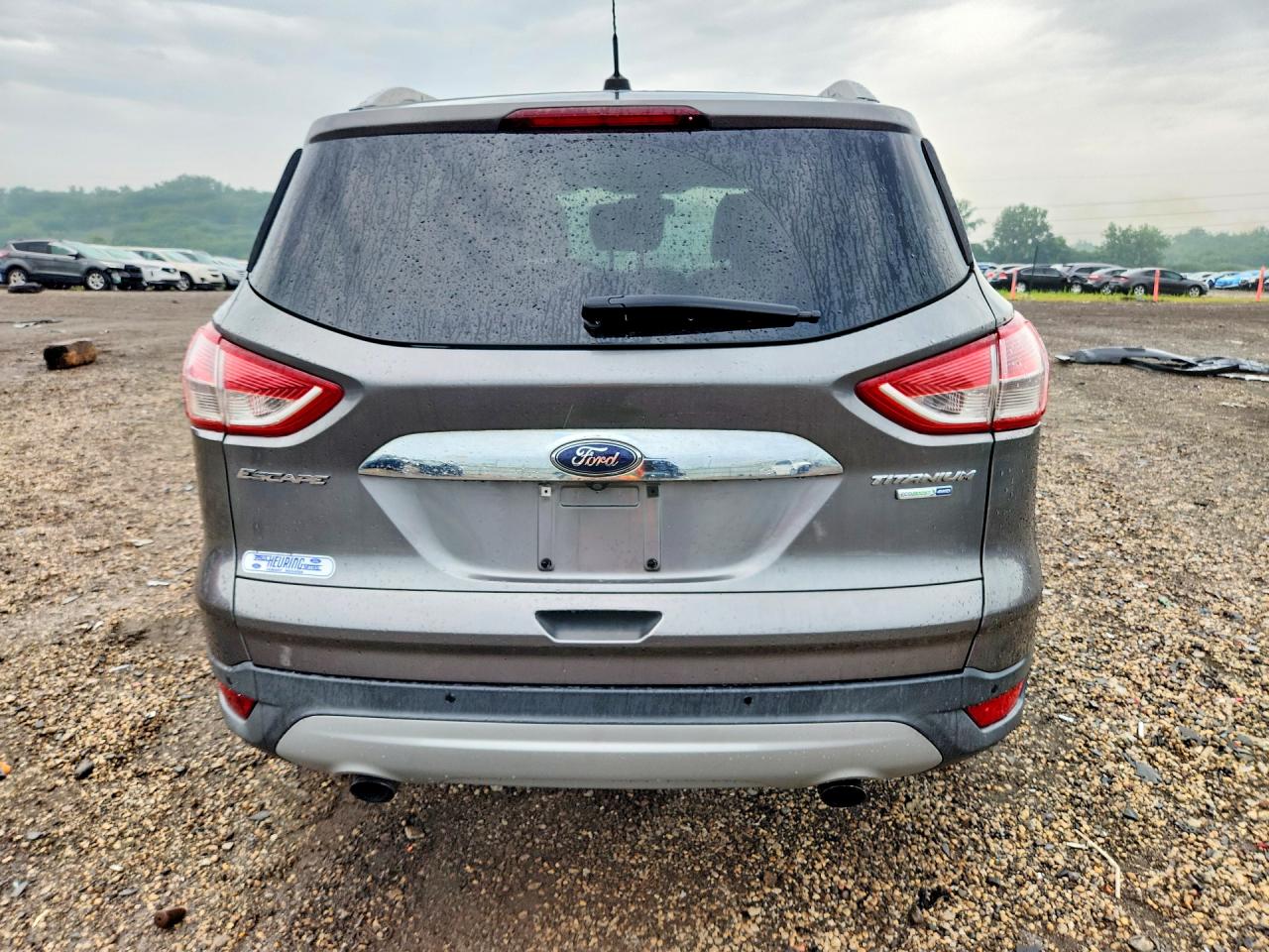 2014 Ford Escape Titanium Gray vin: 1FMCU9J98EUE57914