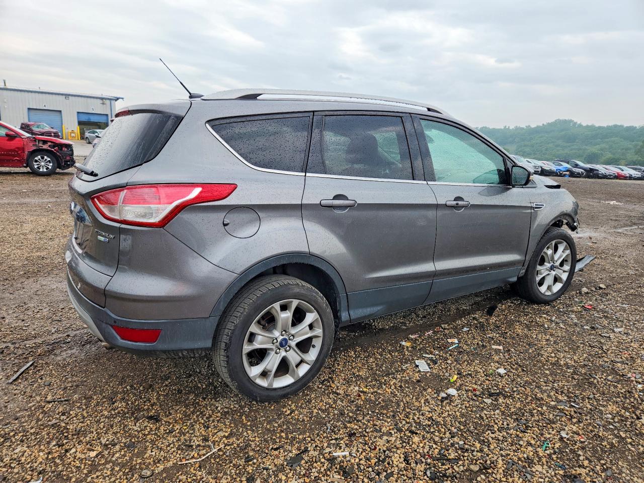 2014 Ford Escape Titanium Gray vin: 1FMCU9J98EUE57914