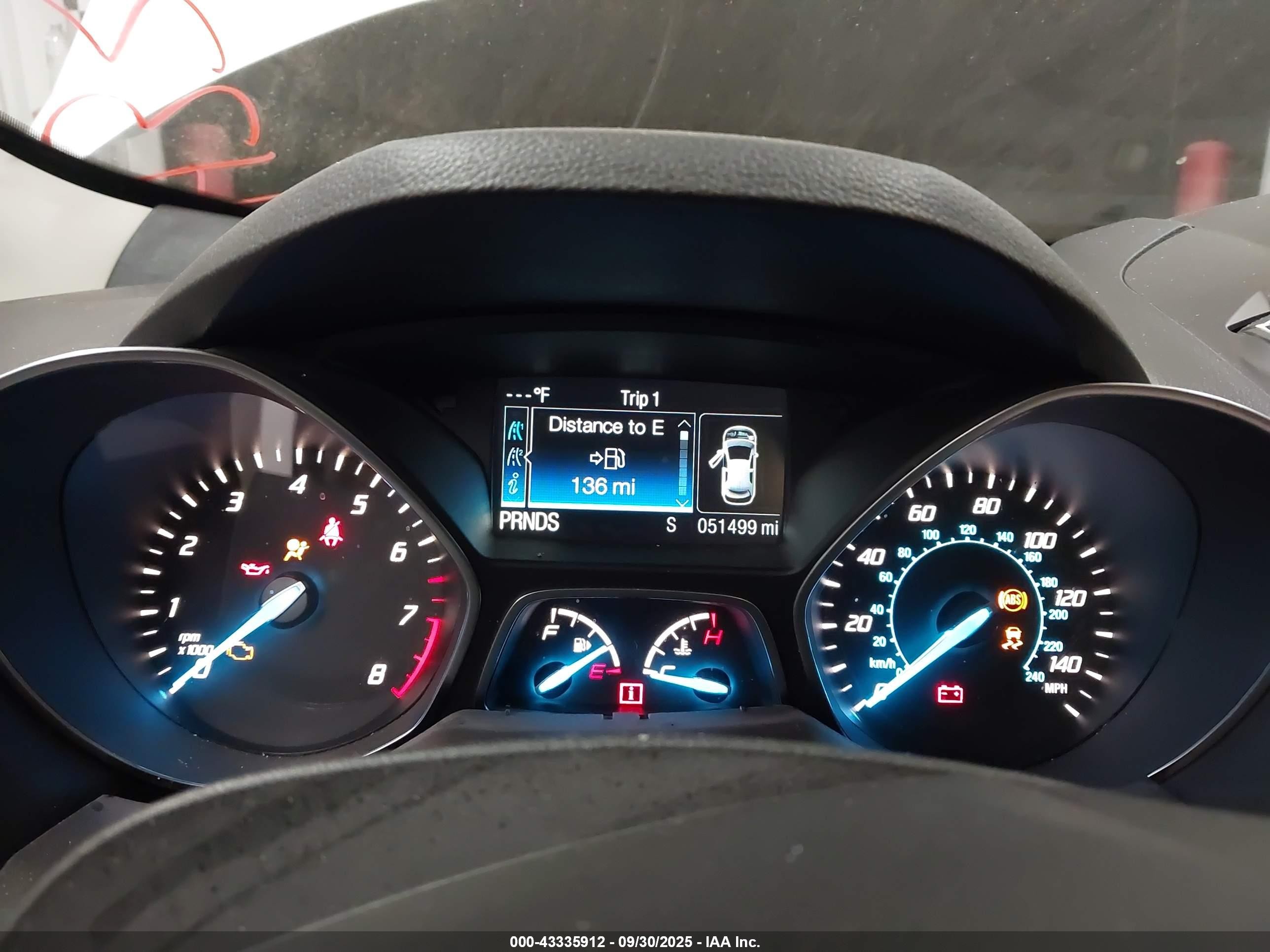 2015 Ford Escape Titanium White vin: 1FMCU9J98FUA24577