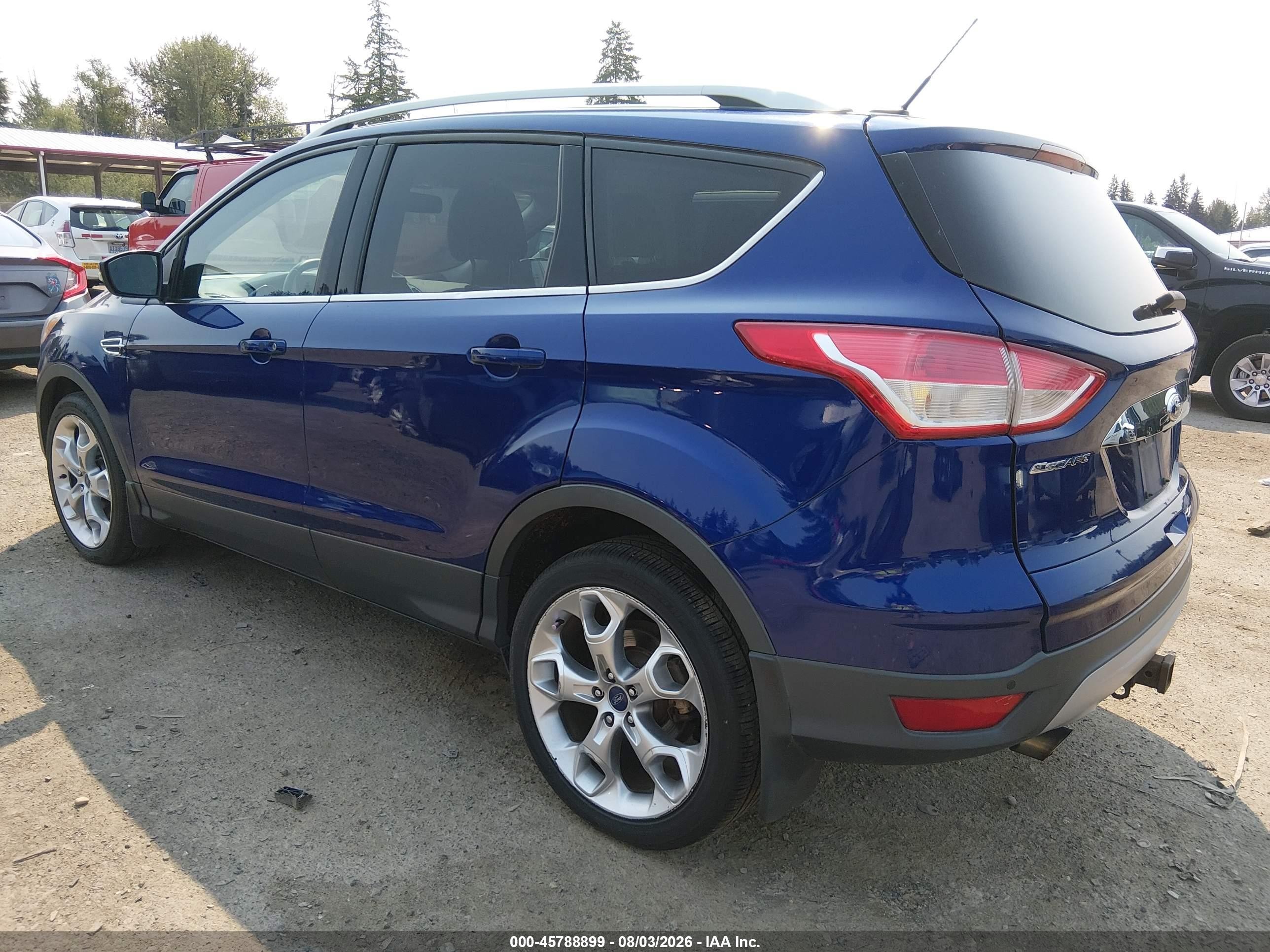 2015 Ford Escape Titanium Blue vin: 1FMCU9J98FUA79787