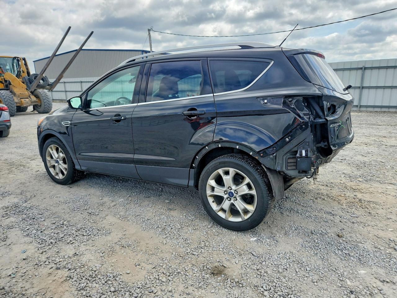 2015 Ford Escape Titanium Черный vin: 1FMCU9J98FUB03182