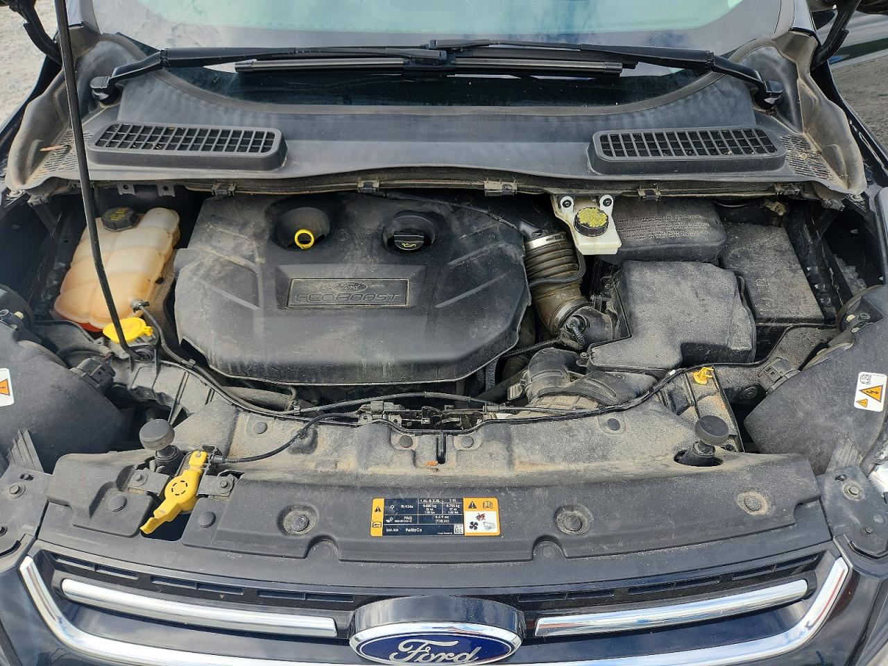 2015 Ford Escape Titanium Черный vin: 1FMCU9J98FUB03182