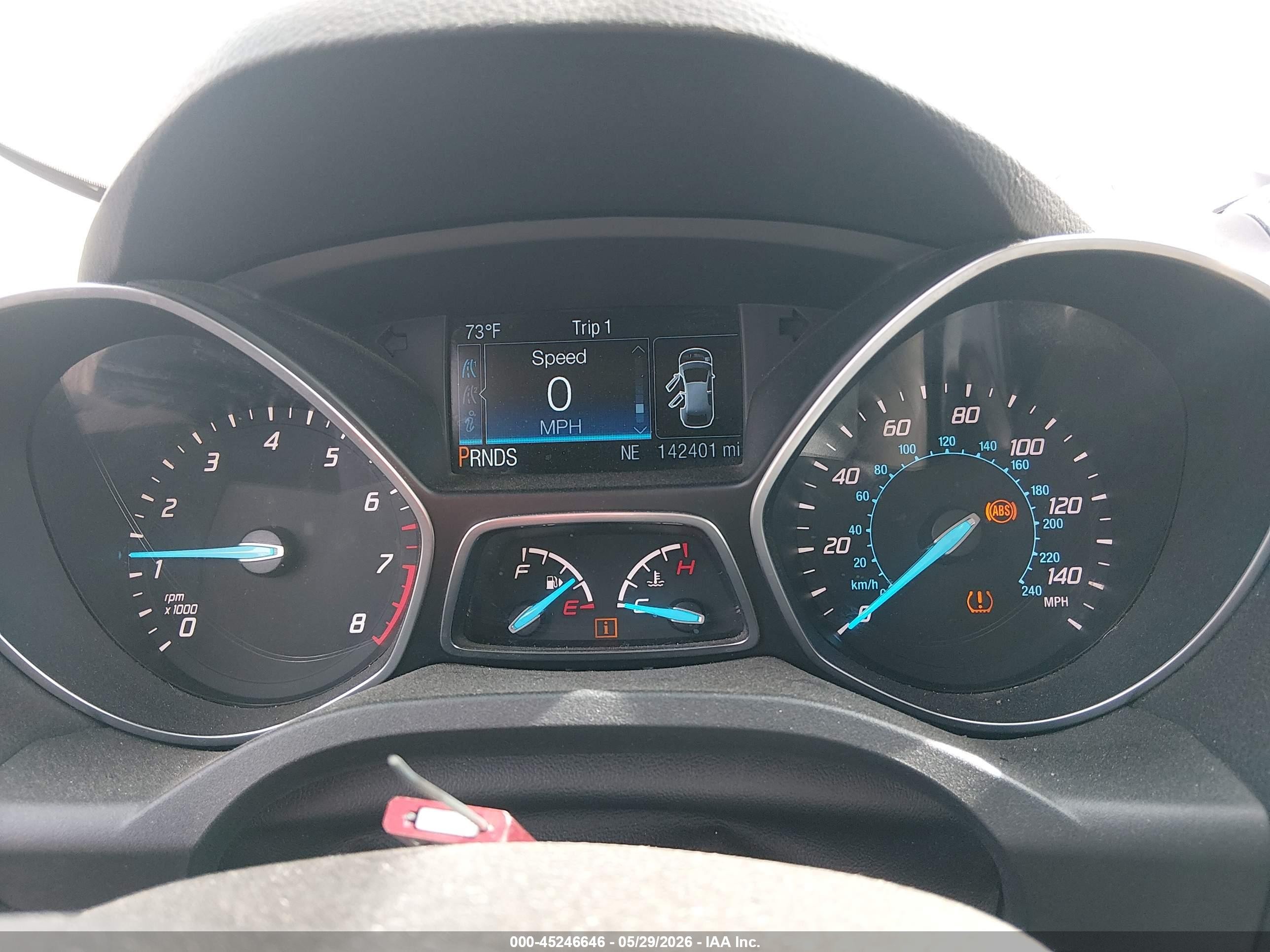 2015 Ford Escape Titanium Красный vin: 1FMCU9J98FUB49062