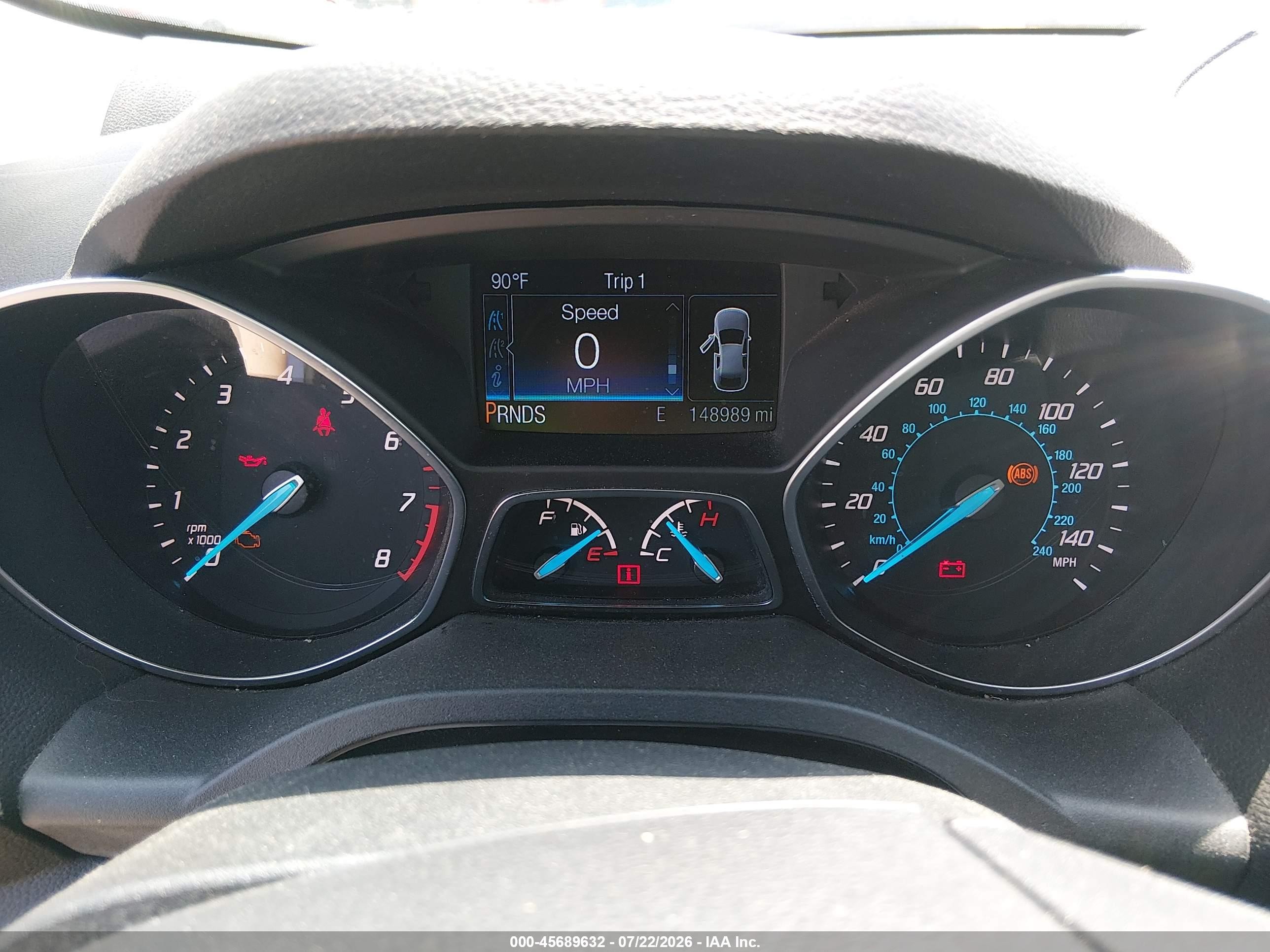 2015 Ford Escape Titanium Серебряный vin: 1FMCU9J98FUB60630