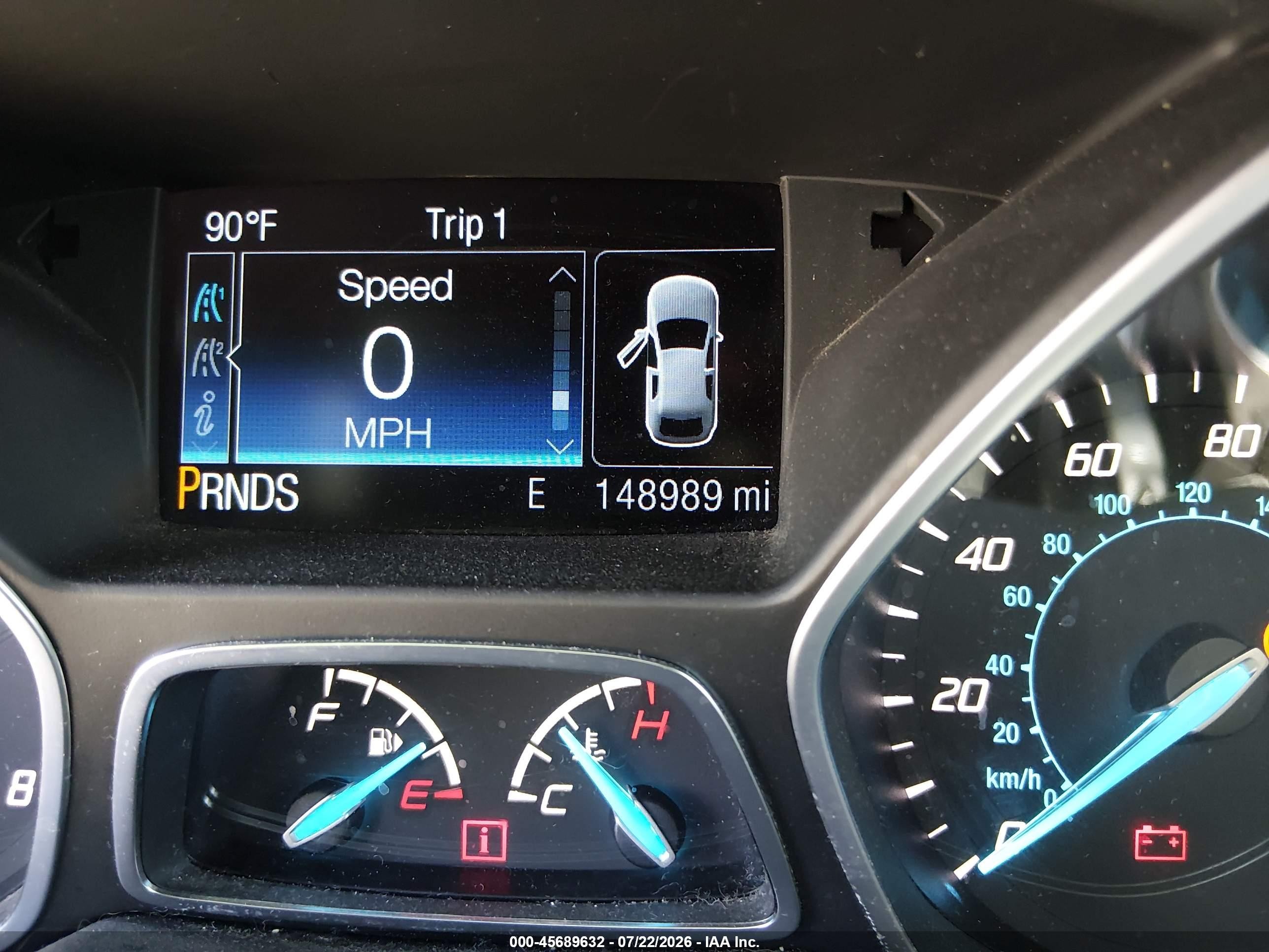 2015 Ford Escape Titanium Серебряный vin: 1FMCU9J98FUB60630
