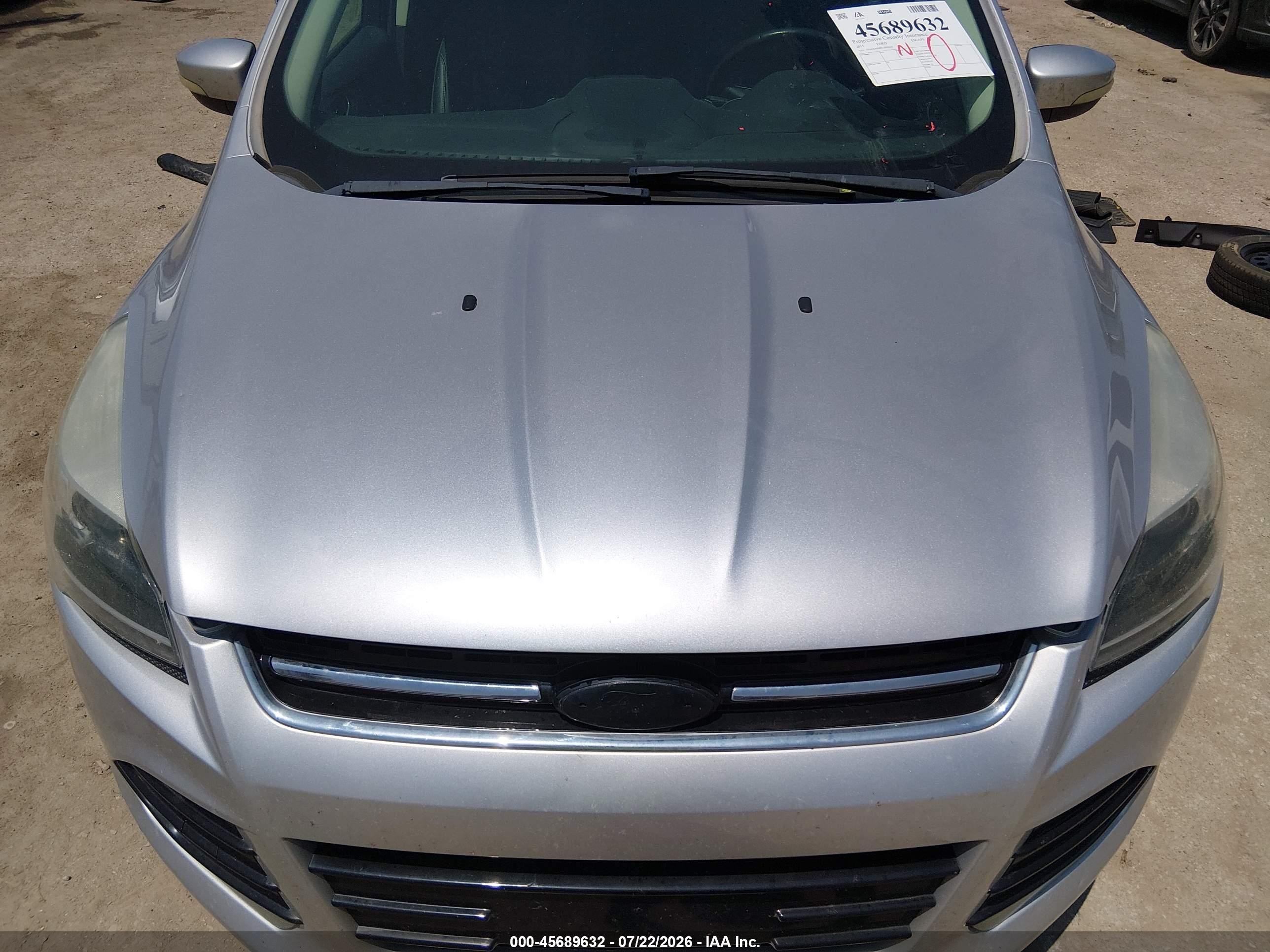 2015 Ford Escape Titanium Серебряный vin: 1FMCU9J98FUB60630