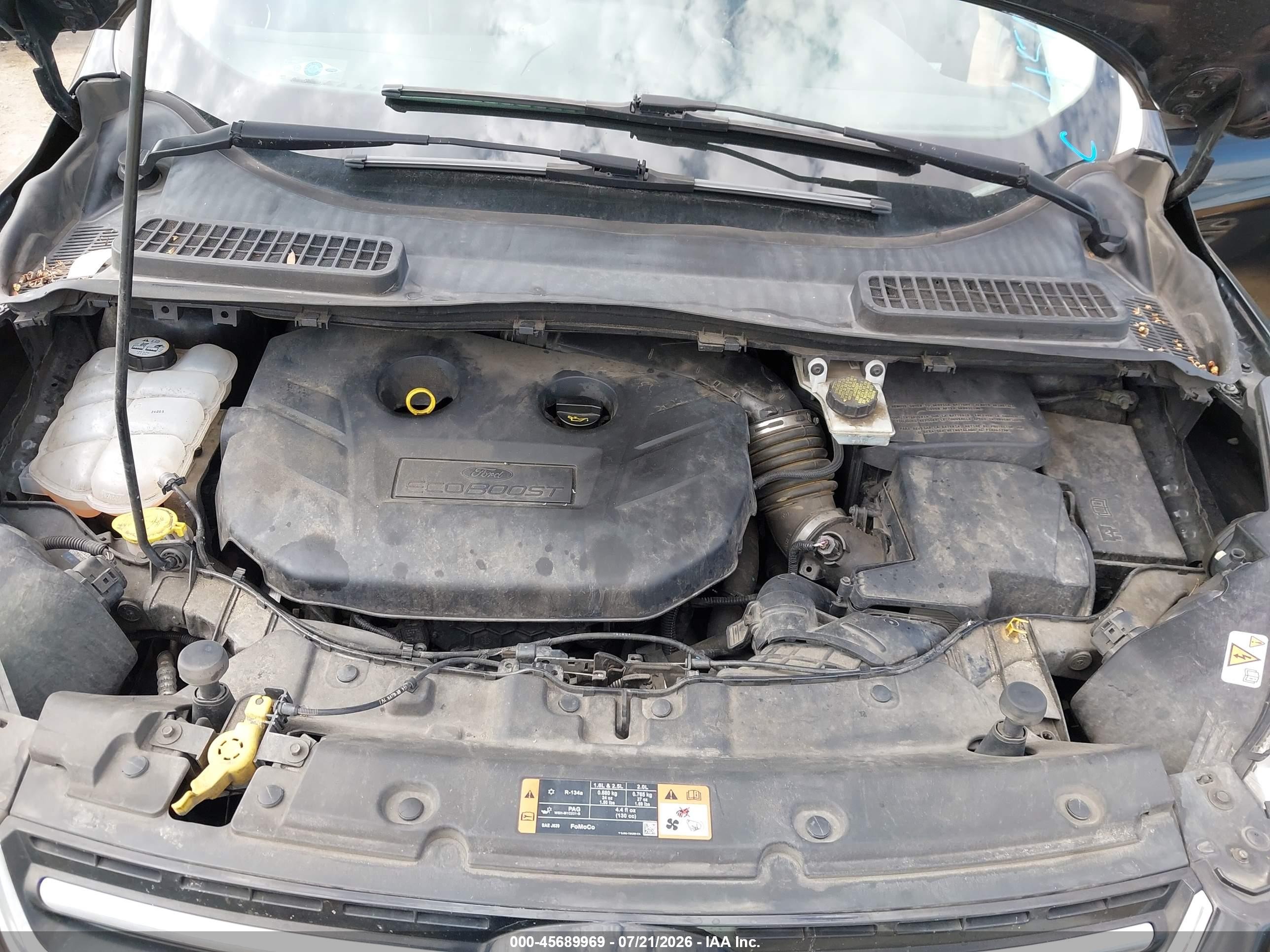 2015 Ford Escape Titanium Black vin: 1FMCU9J98FUB62961