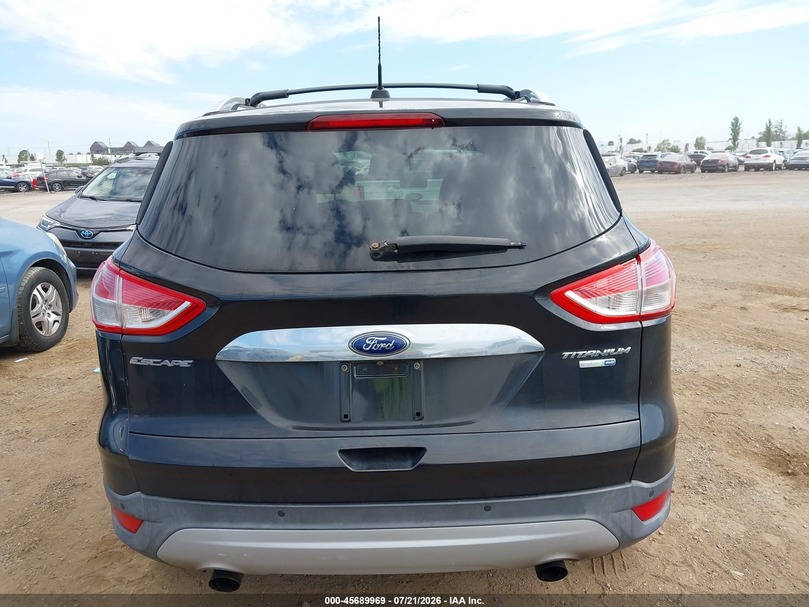 2015 Ford Escape Titanium Black vin: 1FMCU9J98FUB62961