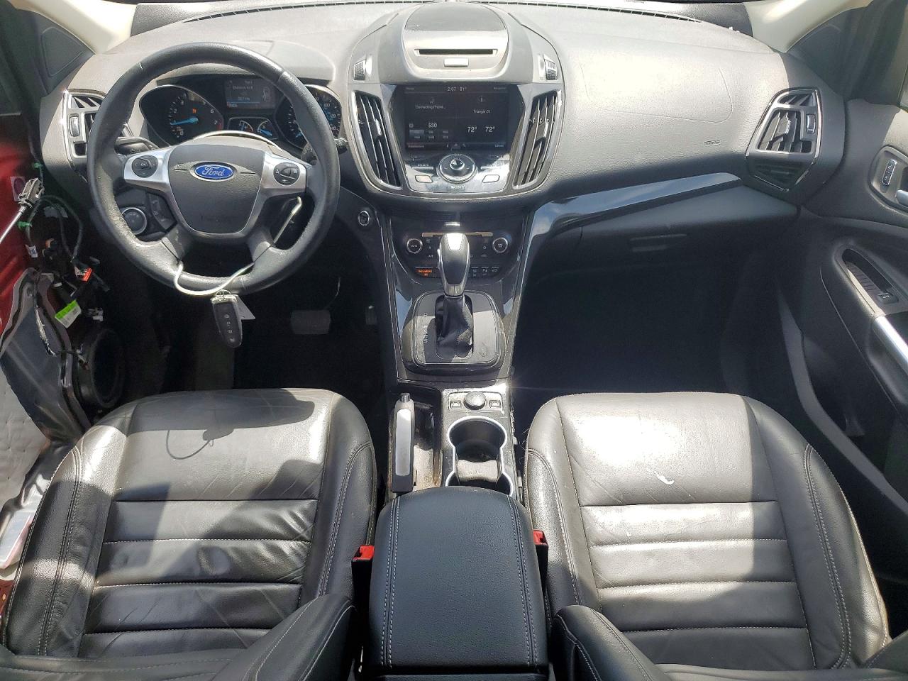 2015 Ford Escape Titanium Red vin: 1FMCU9J98FUB68372