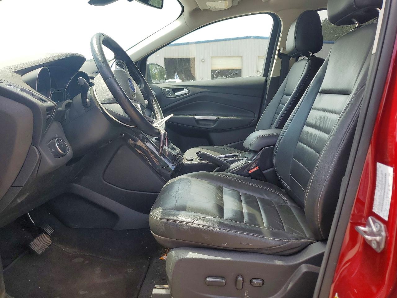 2015 Ford Escape Titanium Red vin: 1FMCU9J98FUB68372