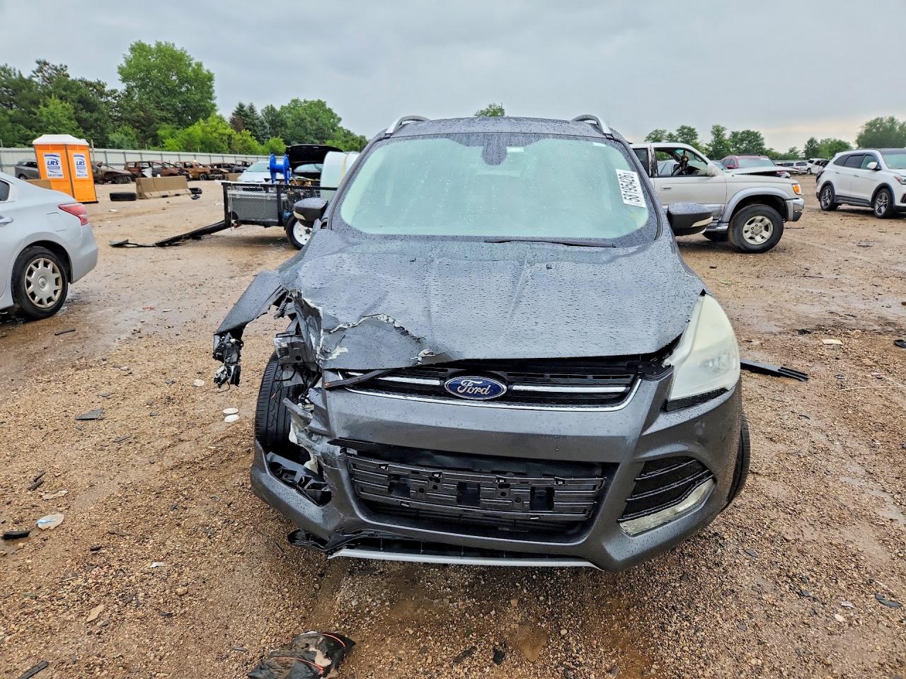 2015 Ford Escape Titanium Gray vin: 1FMCU9J98FUB69795