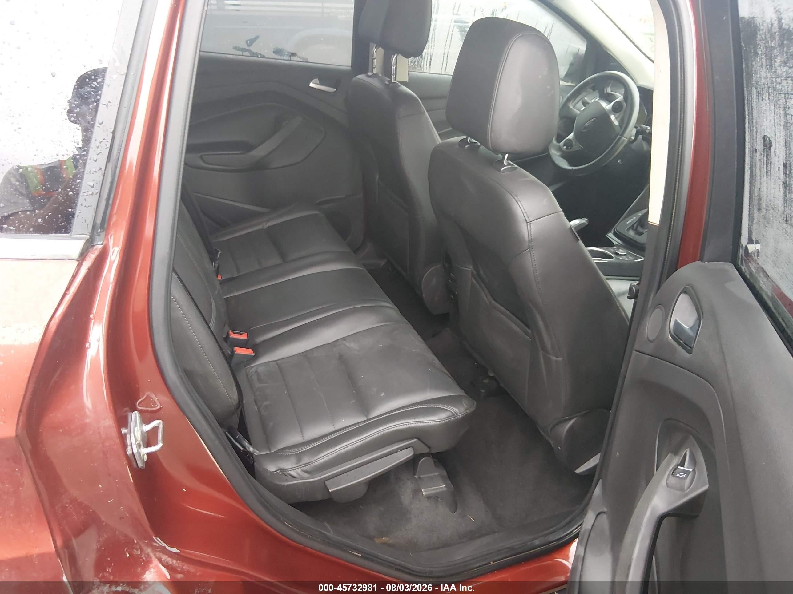 2015 Ford Escape Titanium Red vin: 1FMCU9J98FUB70025