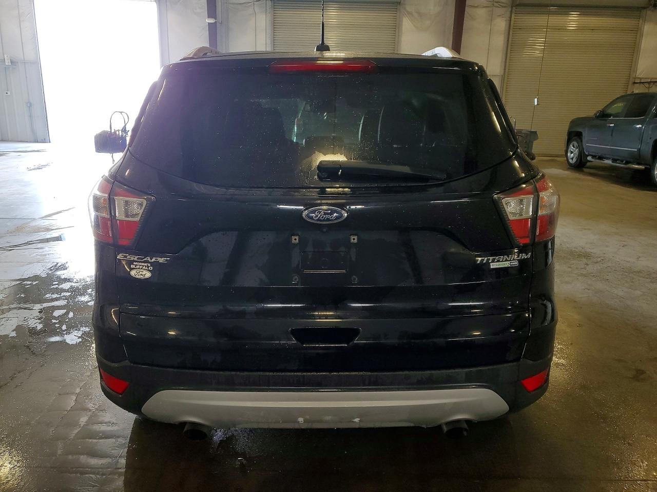 2017 Ford Escape Titanium Черный vin: 1FMCU9J98HUA82188