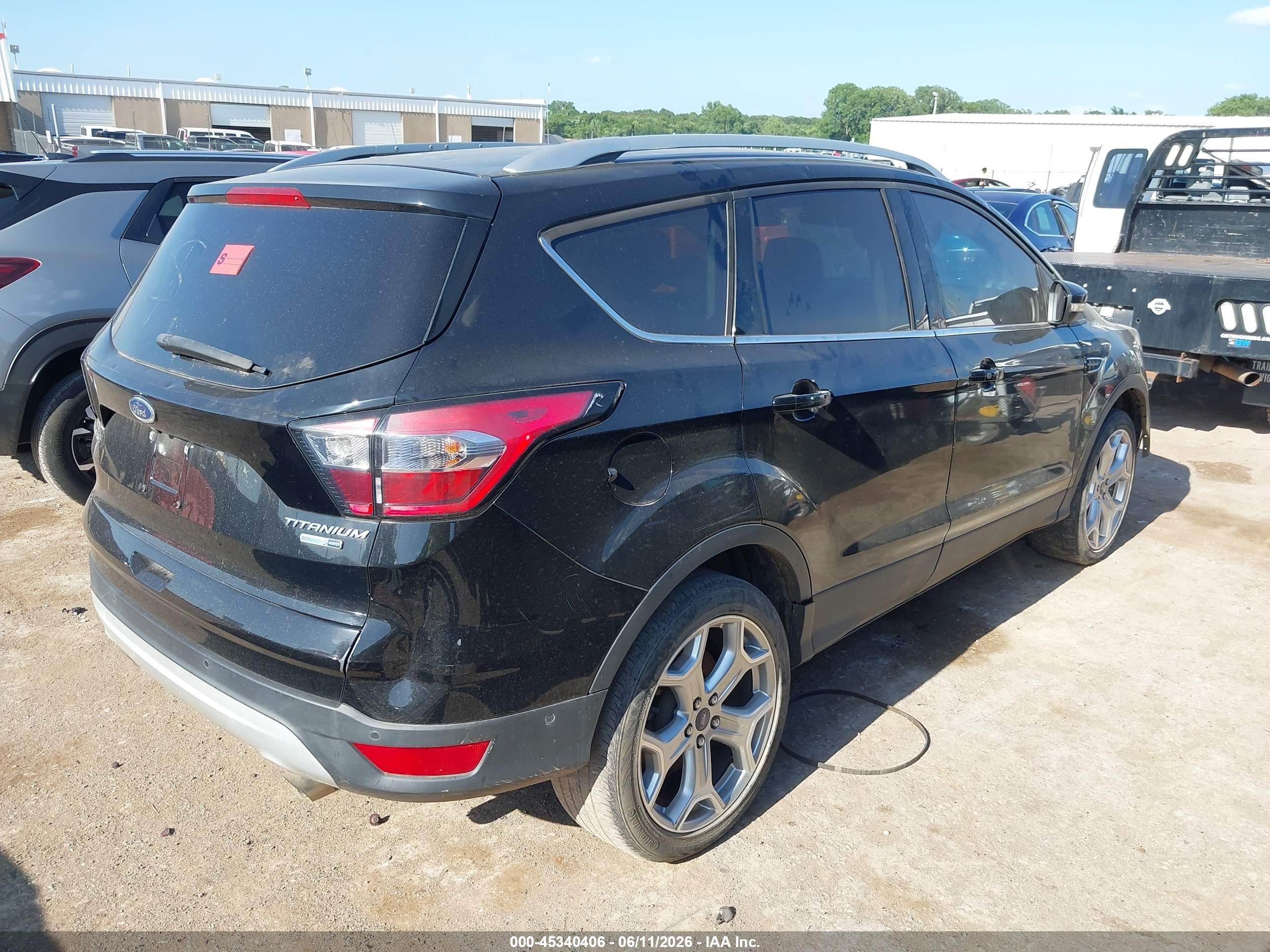 2018 Ford Escape Titanium Black vin: 1FMCU9J98JUD30736