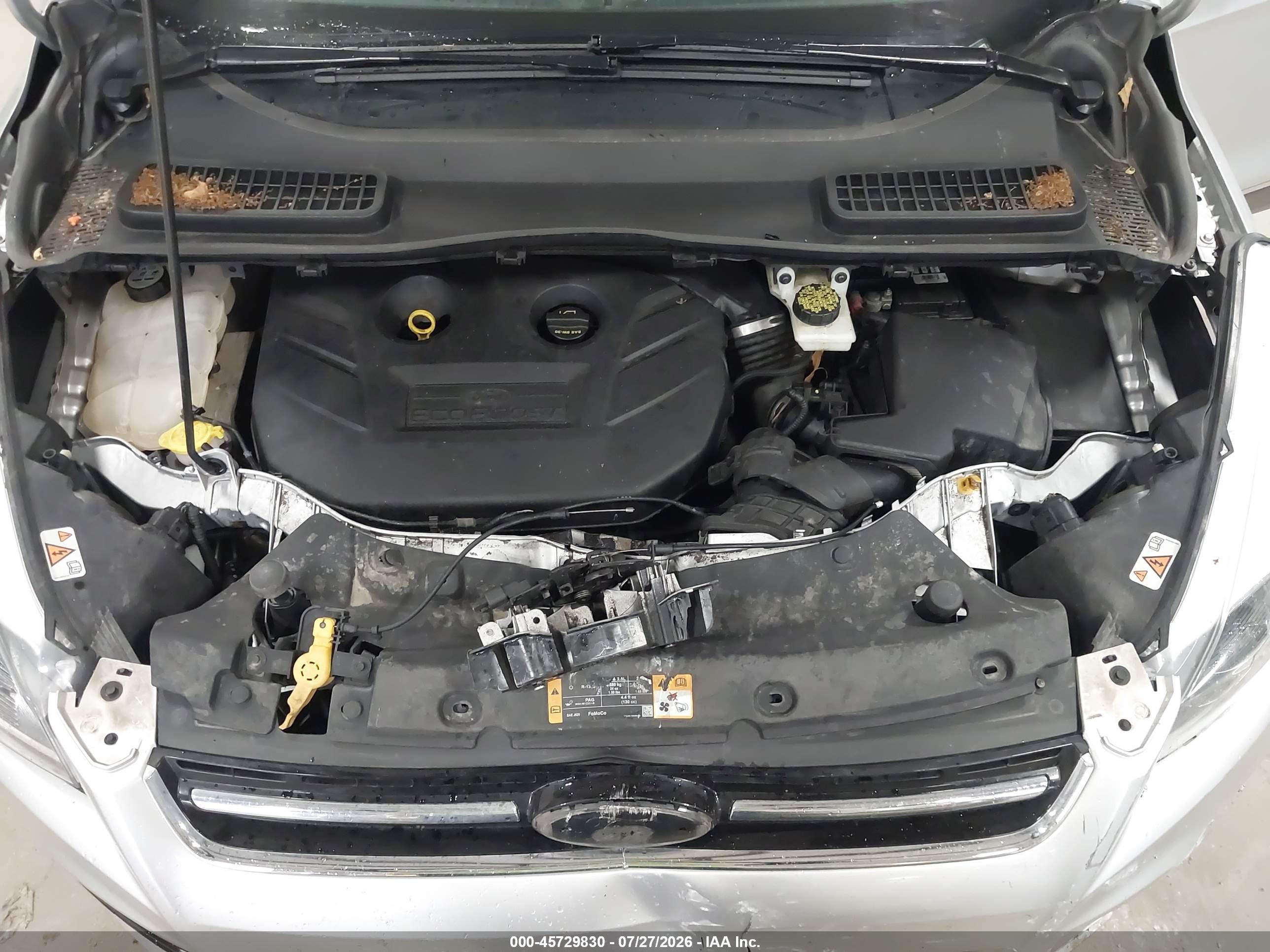2013 Ford Escape Titanium Silver vin: 1FMCU9J99DUB07805