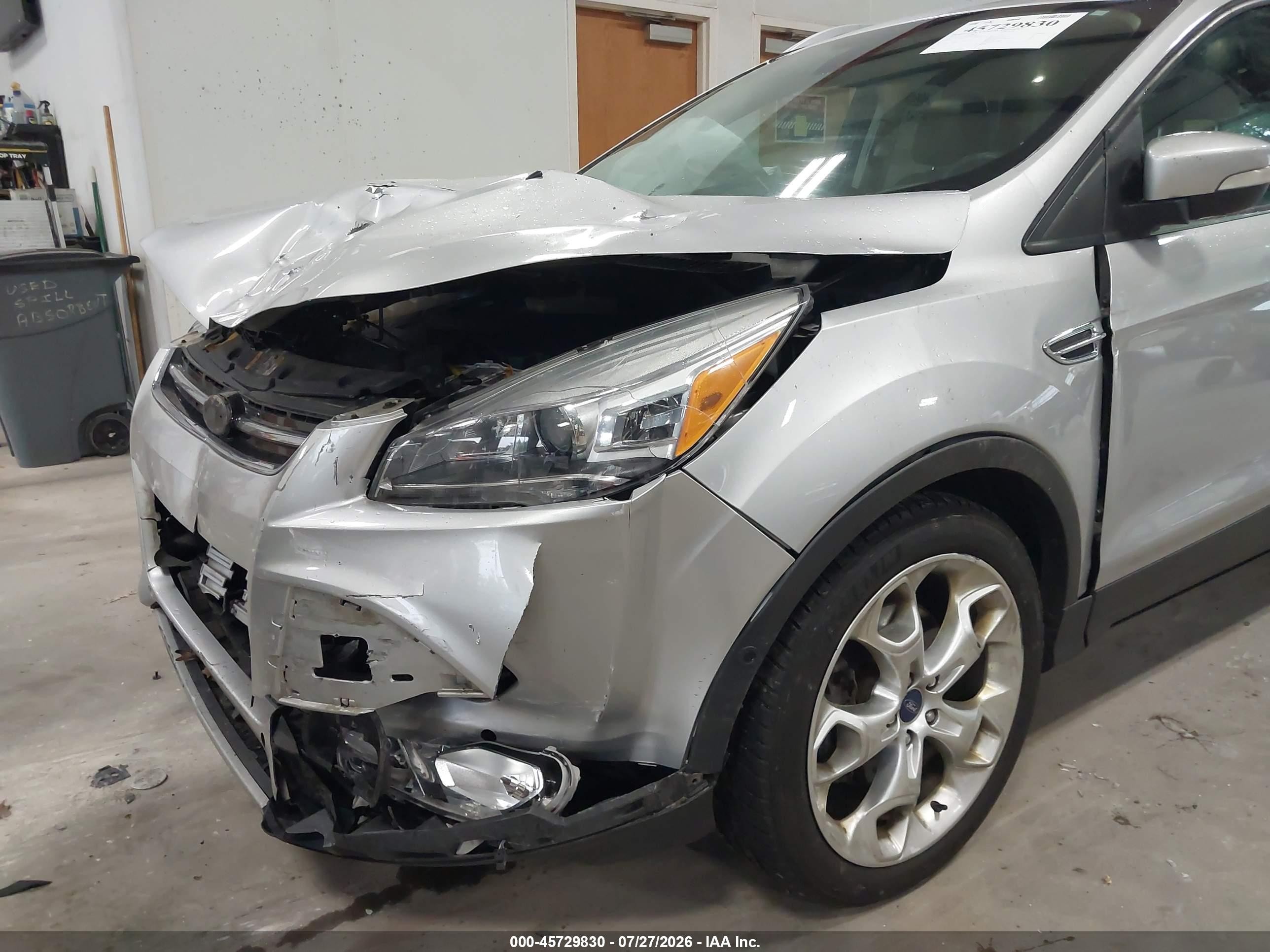 2013 Ford Escape Titanium Silver vin: 1FMCU9J99DUB07805