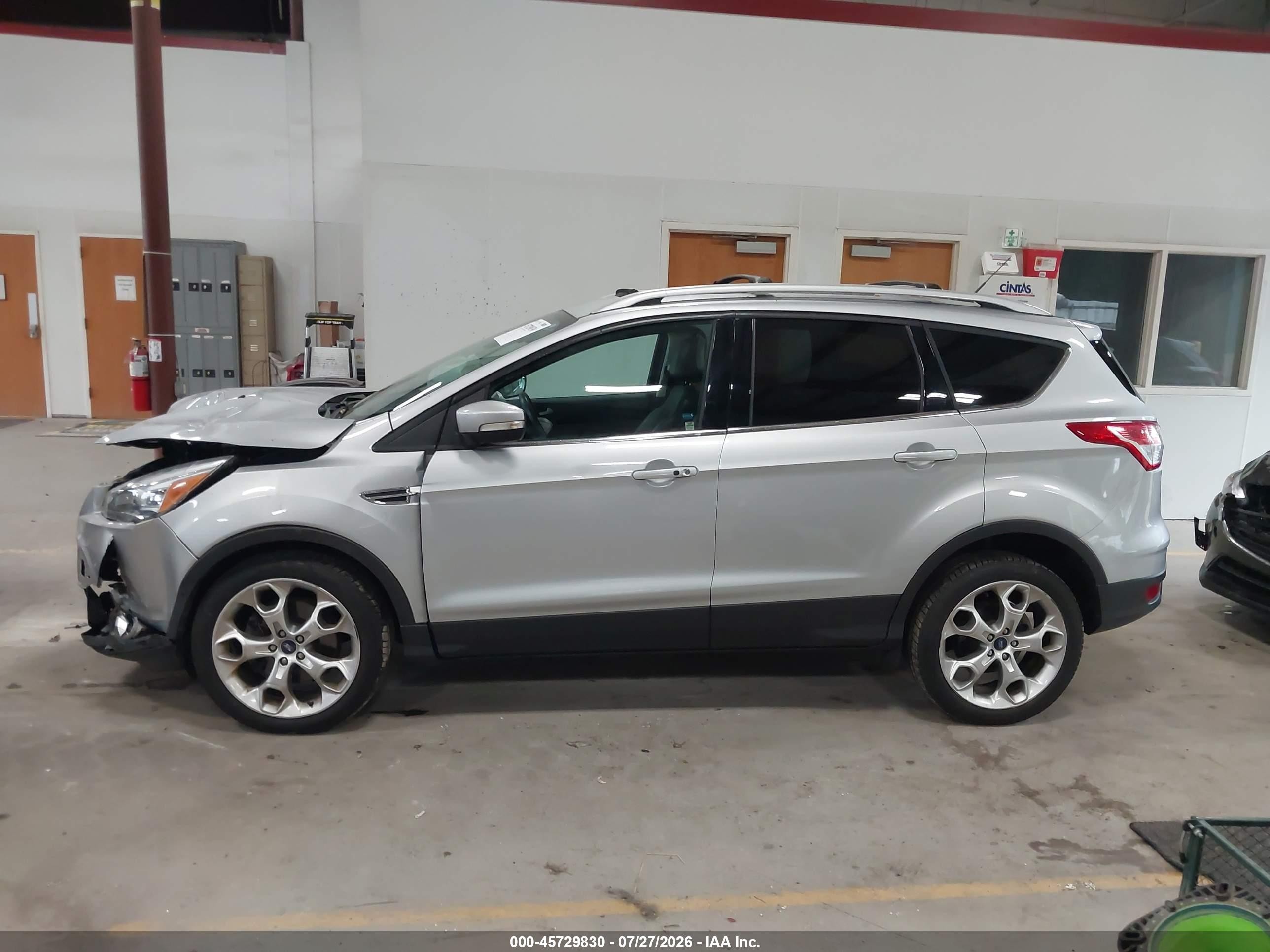 2013 Ford Escape Titanium Silver vin: 1FMCU9J99DUB07805