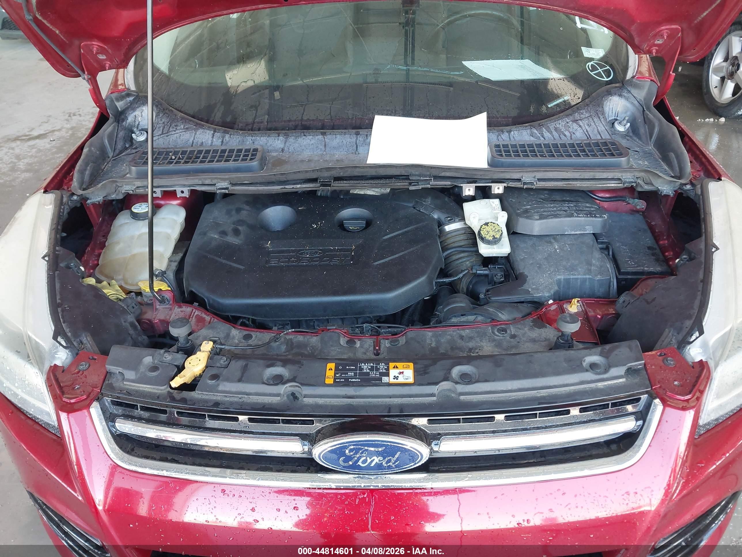 2013 Ford Escape Titanium Красный vin: 1FMCU9J99DUB30033