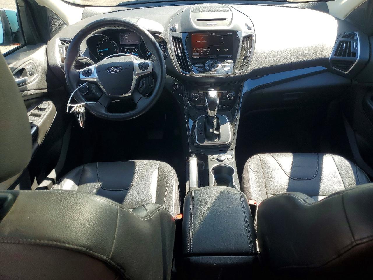 2013 Ford Escape Titanium Бирюзовый vin: 1FMCU9J99DUB40433