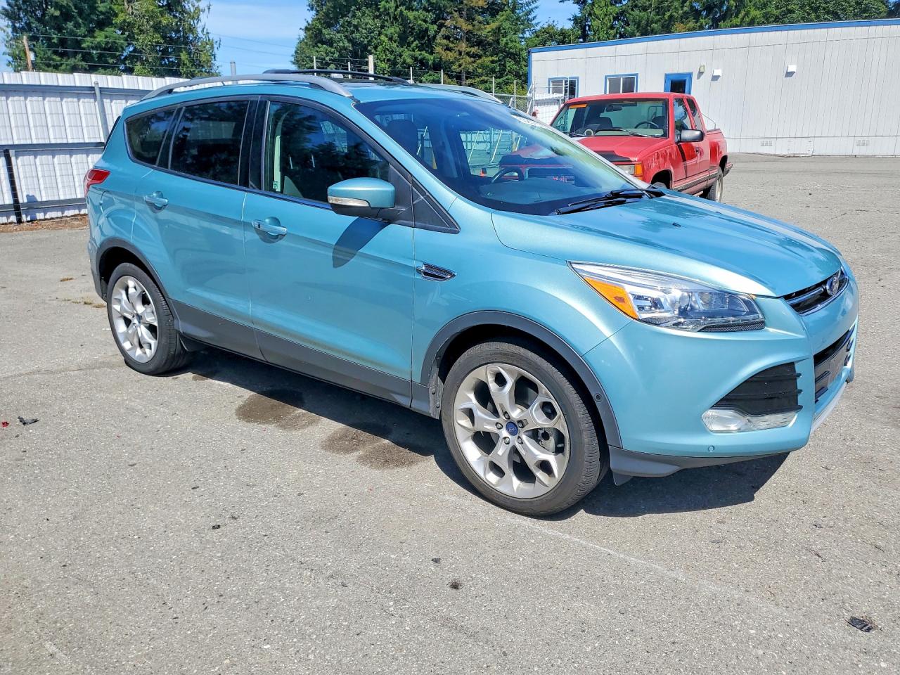 2013 Ford Escape Titanium Бирюзовый vin: 1FMCU9J99DUB40433