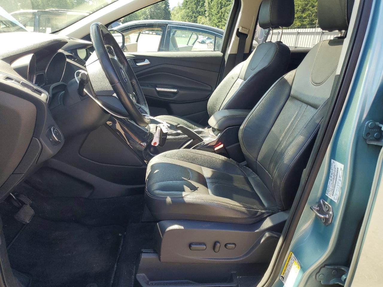 2013 Ford Escape Titanium Бирюзовый vin: 1FMCU9J99DUB40433