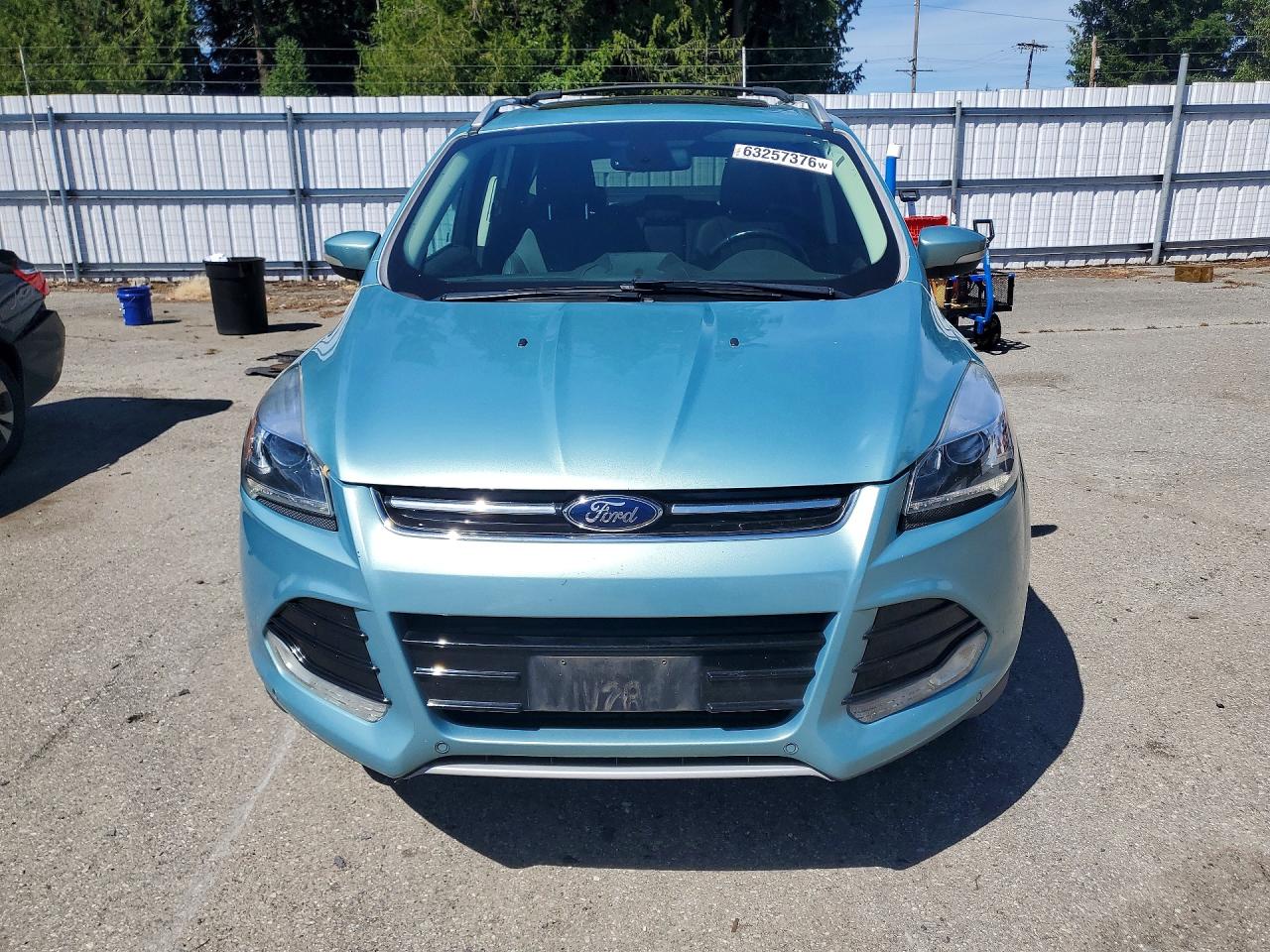 2013 Ford Escape Titanium Бирюзовый vin: 1FMCU9J99DUB40433