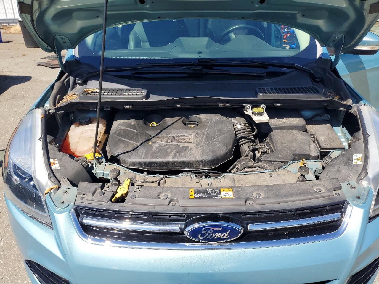 2013 Ford Escape Titanium Бирюзовый vin: 1FMCU9J99DUB40433