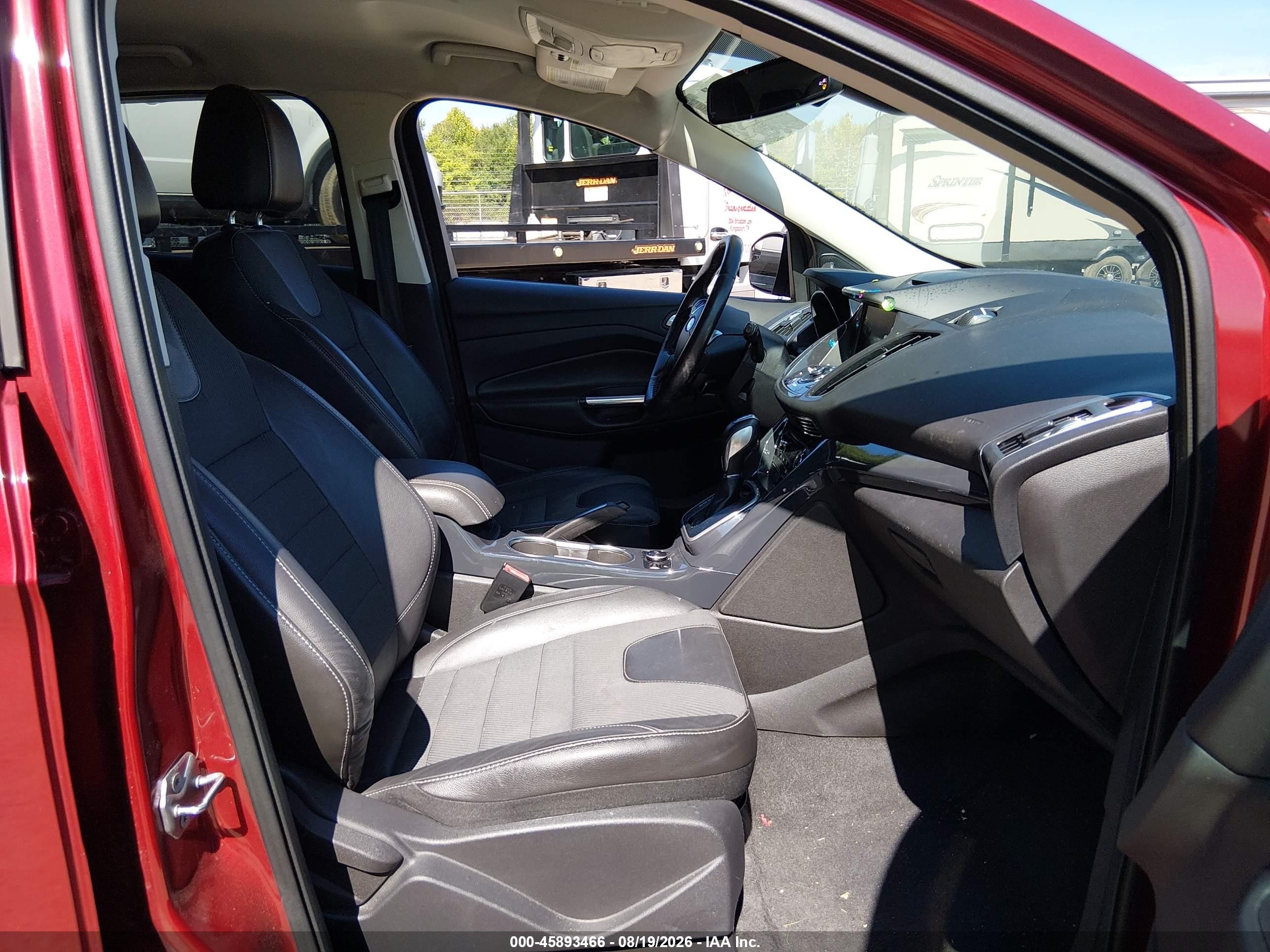 2013 Ford Escape Titanium Red vin: 1FMCU9J99DUB93410