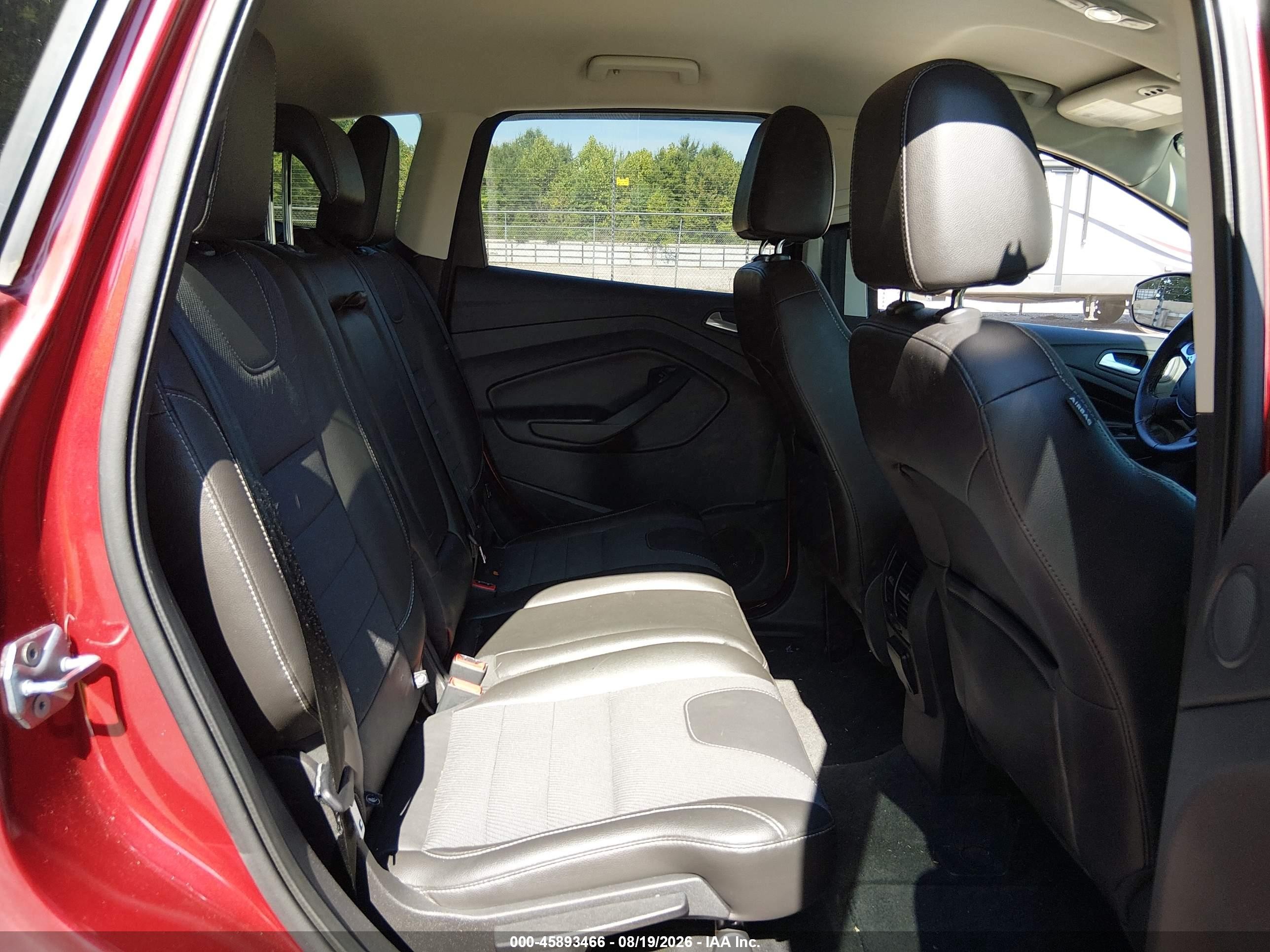 2013 Ford Escape Titanium Red vin: 1FMCU9J99DUB93410